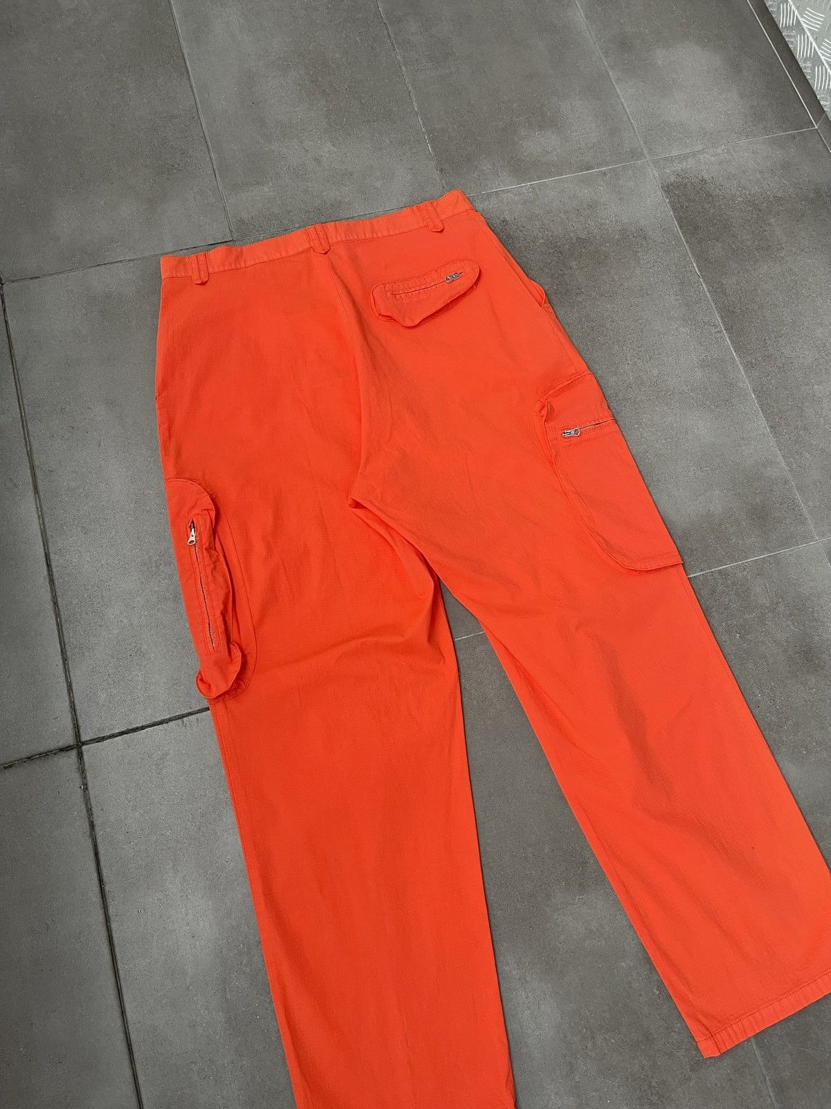 Henrik Vibskov !DS! SS23 Henrik Vibskov Flame Orange Cargo Pants Size US 32 / EU 48 - 15 Thumbnail