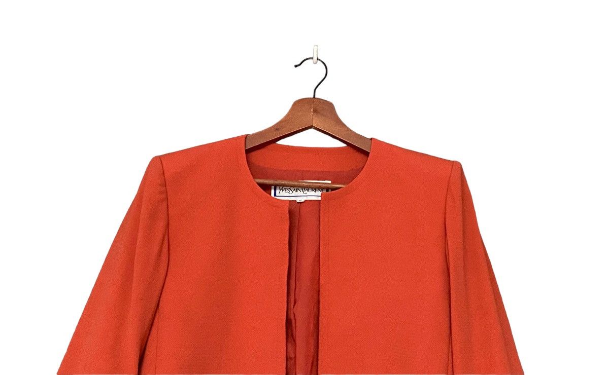 Yves Saint Laurent Vintage Brand YvesSaintLaurent Half Blazer 1990s Size S / US 4 / IT 40 - 5 Thumbnail