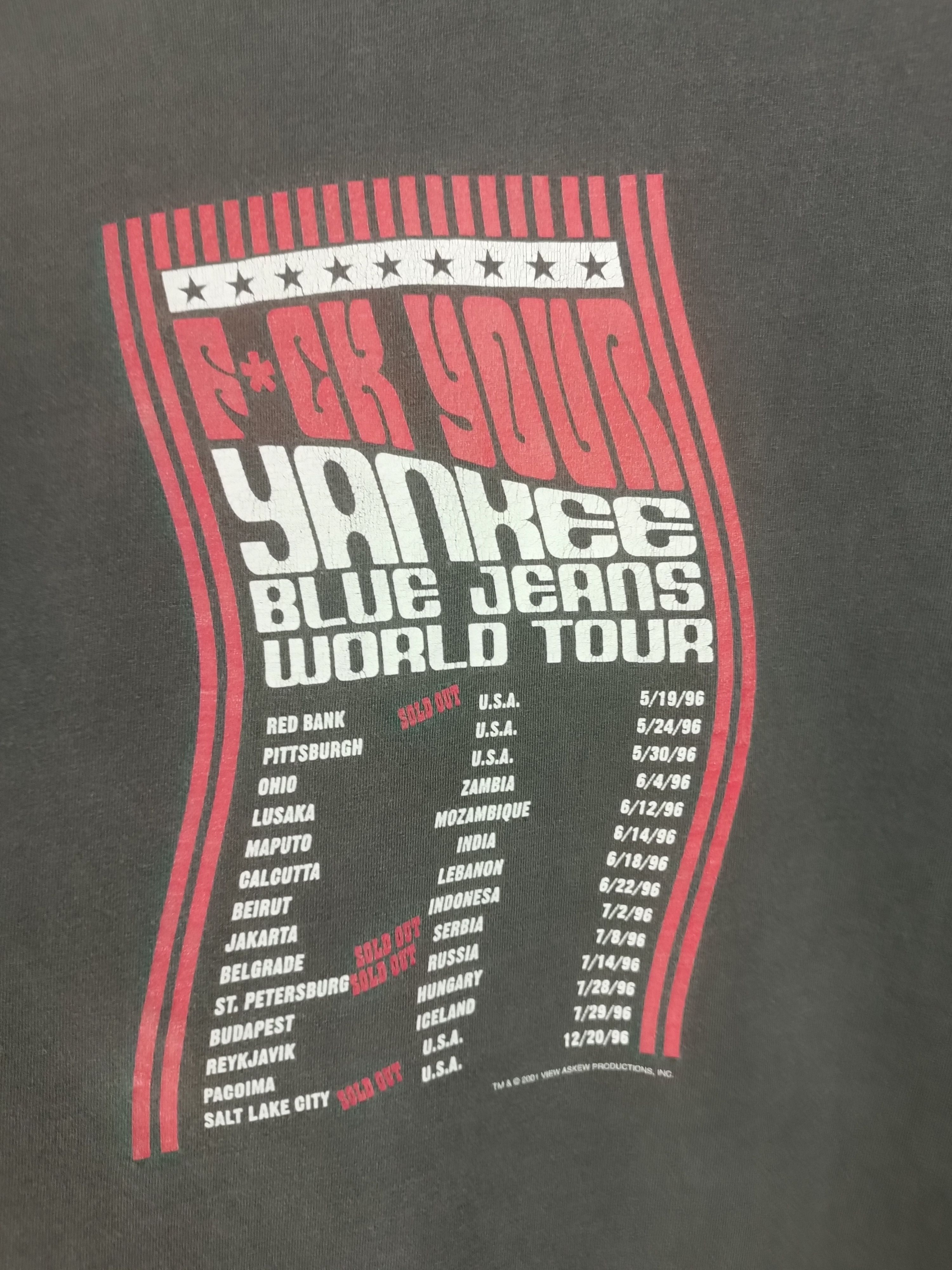 Other THRASHED FADED VINTAGE '02 BERSERKER F YOUR YANKEE BJ CLERKS Size US XL / EU 56 / 4 - 12 Thumbnail