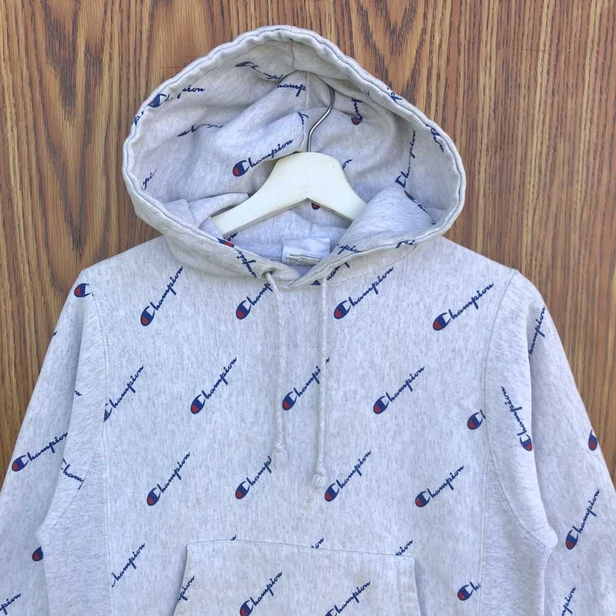 Champion Vintage Champion Reverse Weave all-over script print hoodie Size XS / US 0-2 / IT 36-38 - 3 Thumbnail