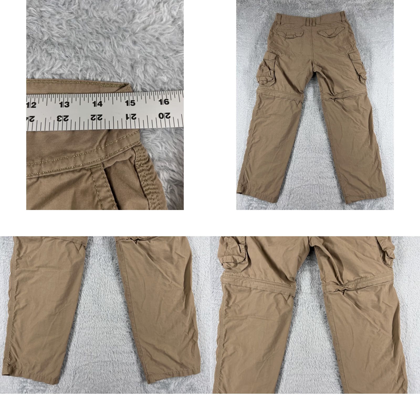 Vintage Sonoma Pants Mens 30 Beige Convertible Cargo Hiking Camping Backpacking 30x30 Pants Beige Mens Regular Straight Khakis Convertible Cargo Hiking 30x30 Size US 30 / EU 46 - 9 Thumbnail