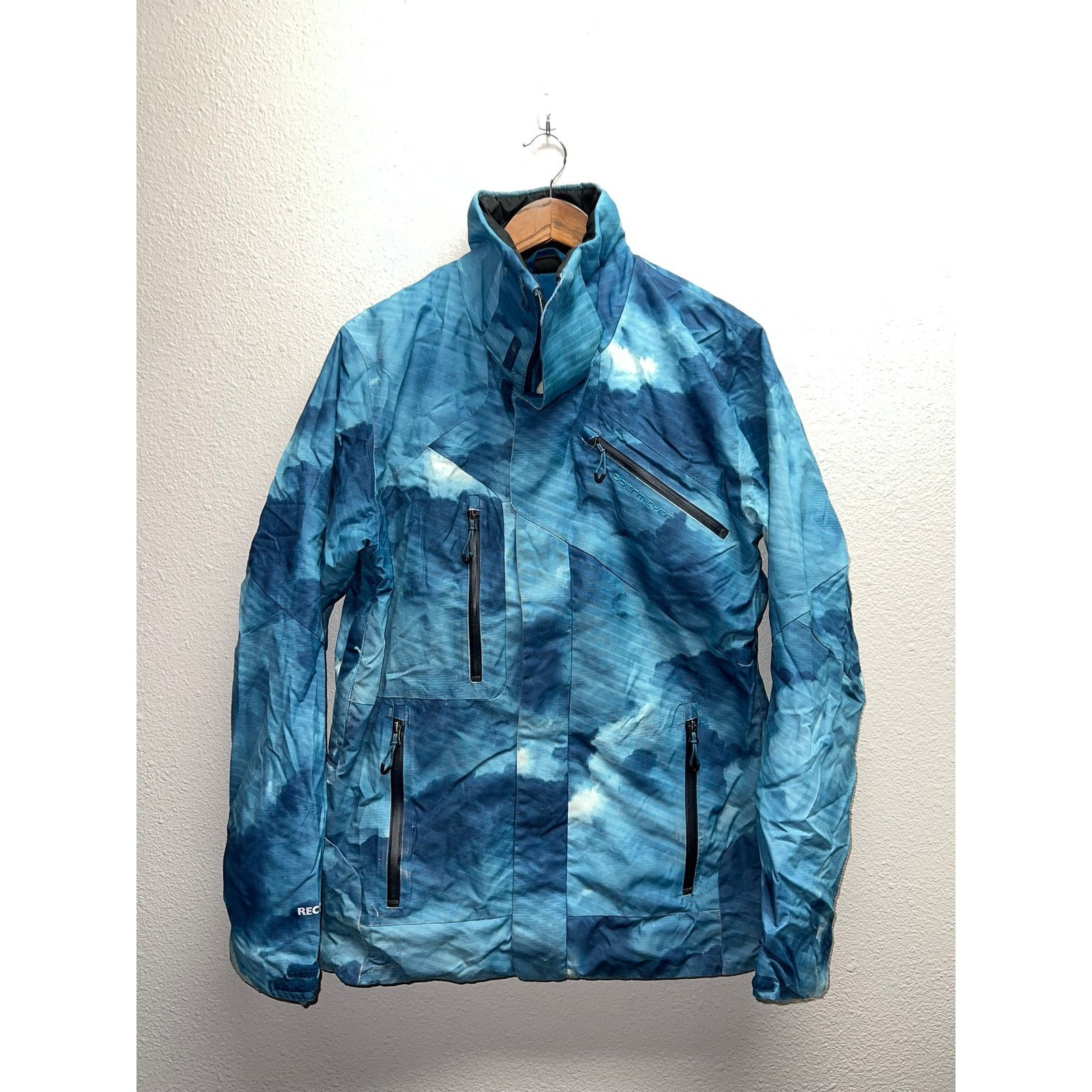 Obermeyer Obermeyer Blue Cloud Jacket Highlands Ski Outerwear S TEAR Size US S / EU 44-46 / 1 - 1 Thumbnail