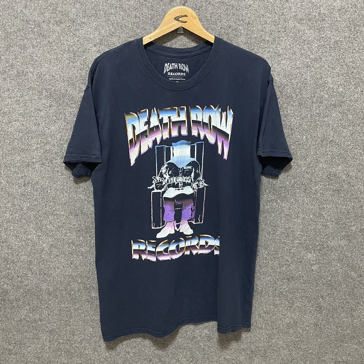 Death Row Records × Rap Tees × Vintage Vintage Death Row Records Official Reissue T Shirt Size US L / EU 52-54 / 3 - 1 Thumbnail