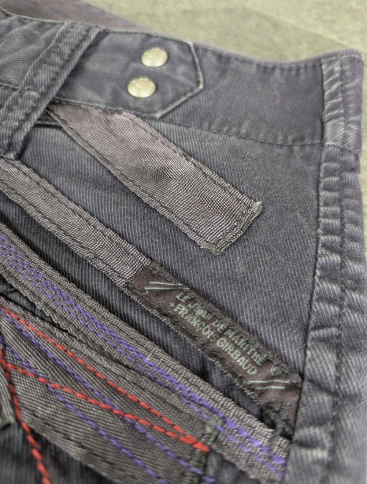 Marithe + Francois Girbaud Marithé + François Girbaud Y2K jeans - purple - 2000s retro Size US 30 / EU 46 - 7 Thumbnail