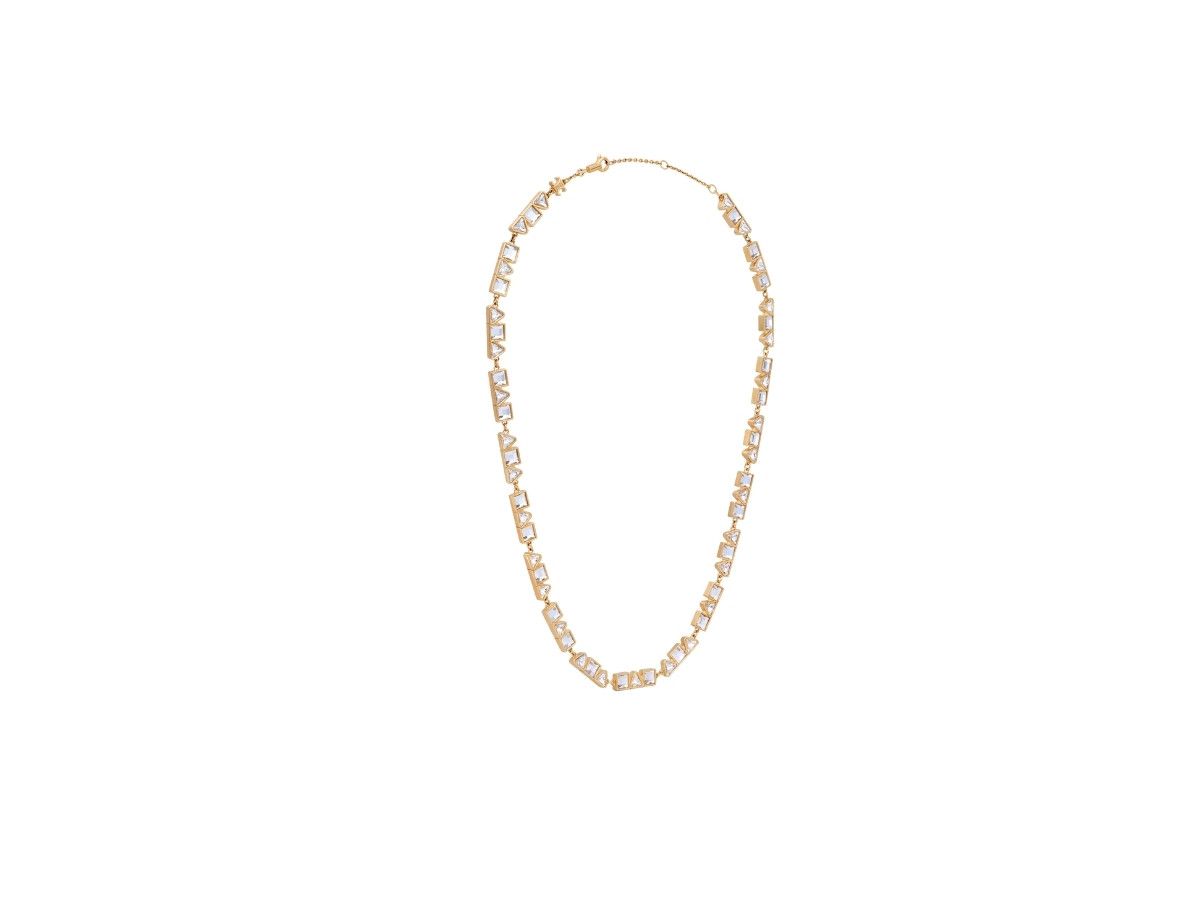 Celine o1loc1c0226 Size :OS/Celine Geometric Necklace in Golden Size ONE SIZE - 1 Thumbnail