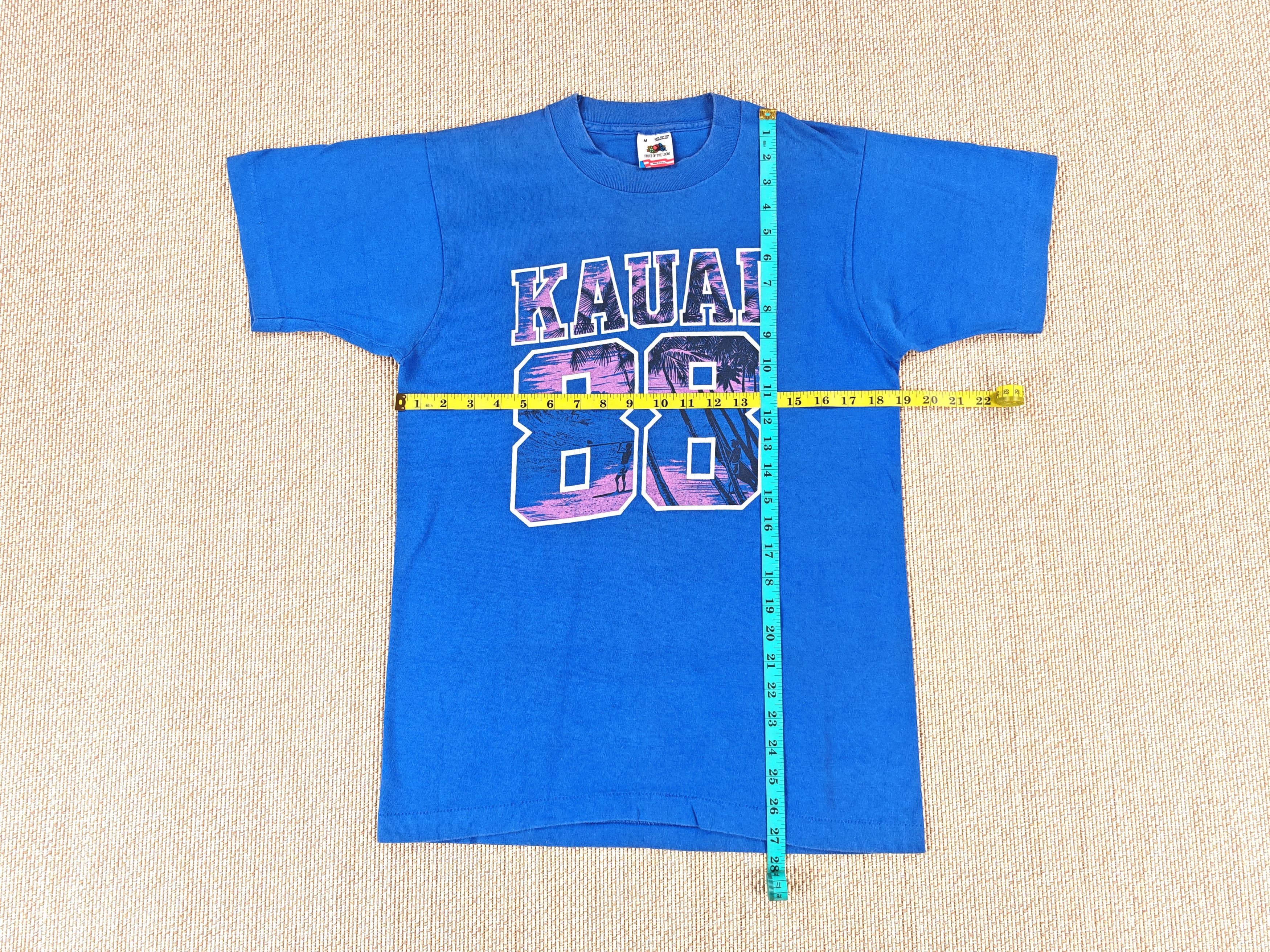 Vintage 1980s Hawaii Kauai 88 Big Logo Tee