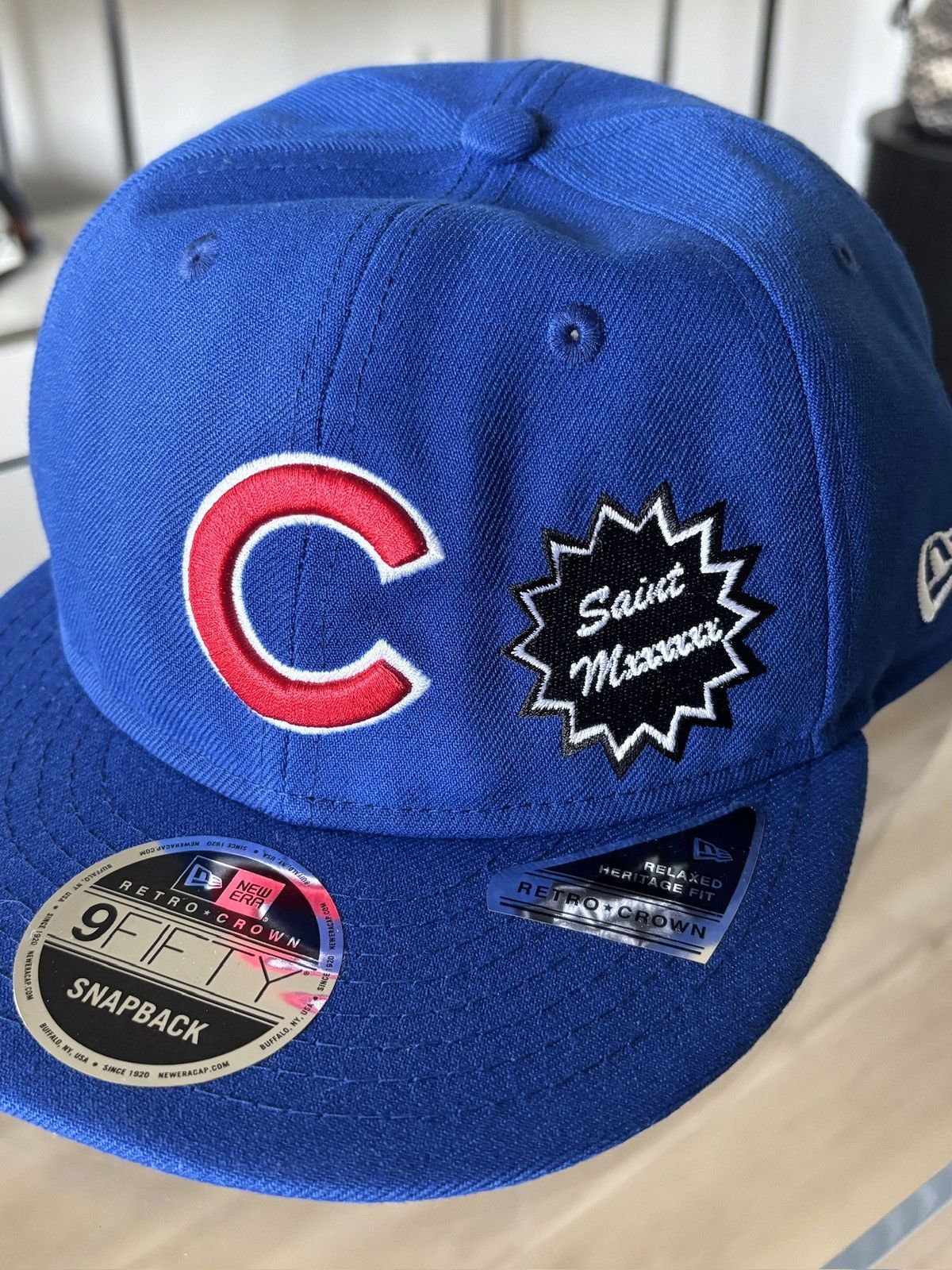 Saint Michael SAINT MICHAEL MLB PATCH CUBS LOGO HAT Size ONE SIZE - 3 Thumbnail