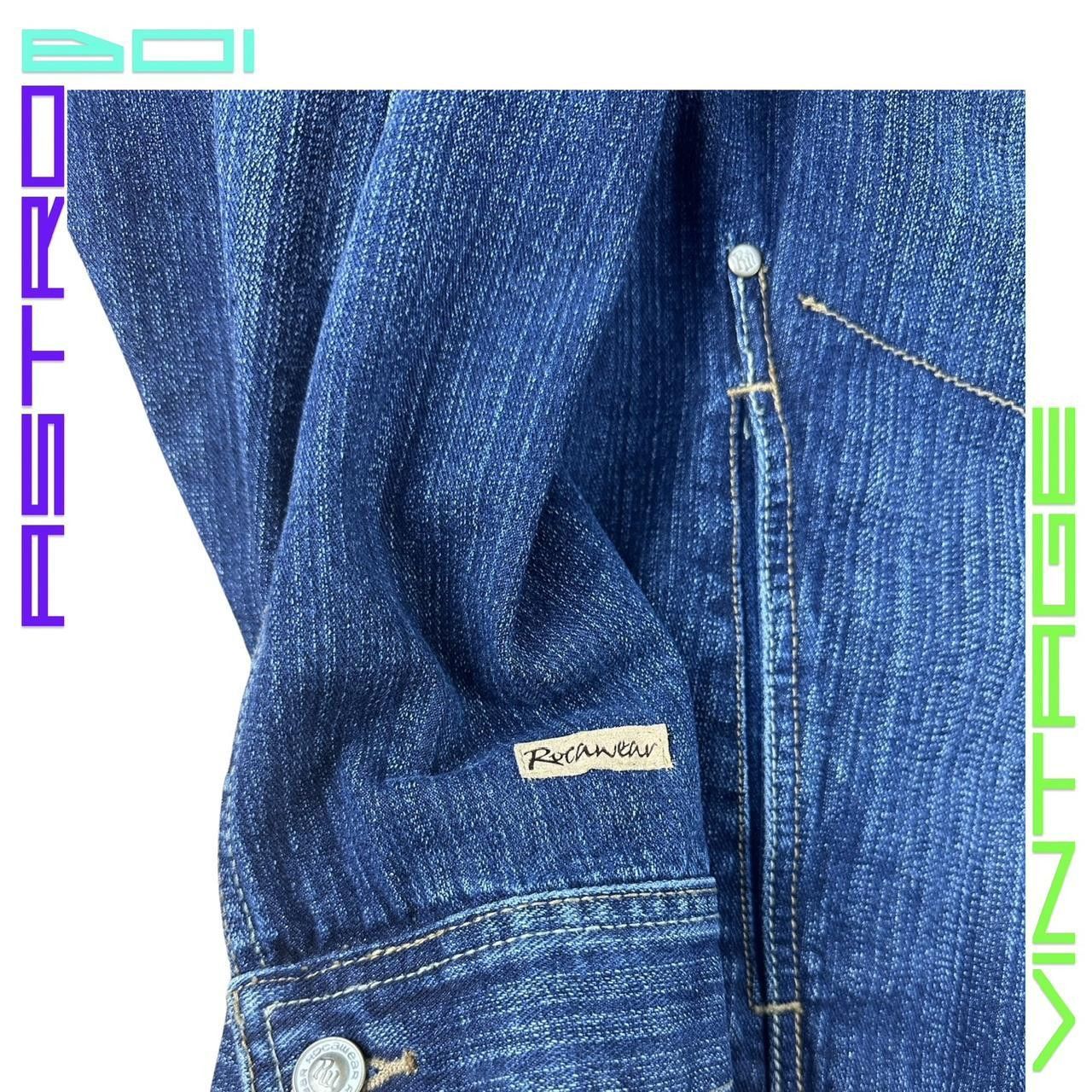Phat Farm VINTAGE PHAT FARM BLUE OVERSIZED DENIM JACKET_ XXL Size US XXL / EU 58 / 5 - 5 Thumbnail