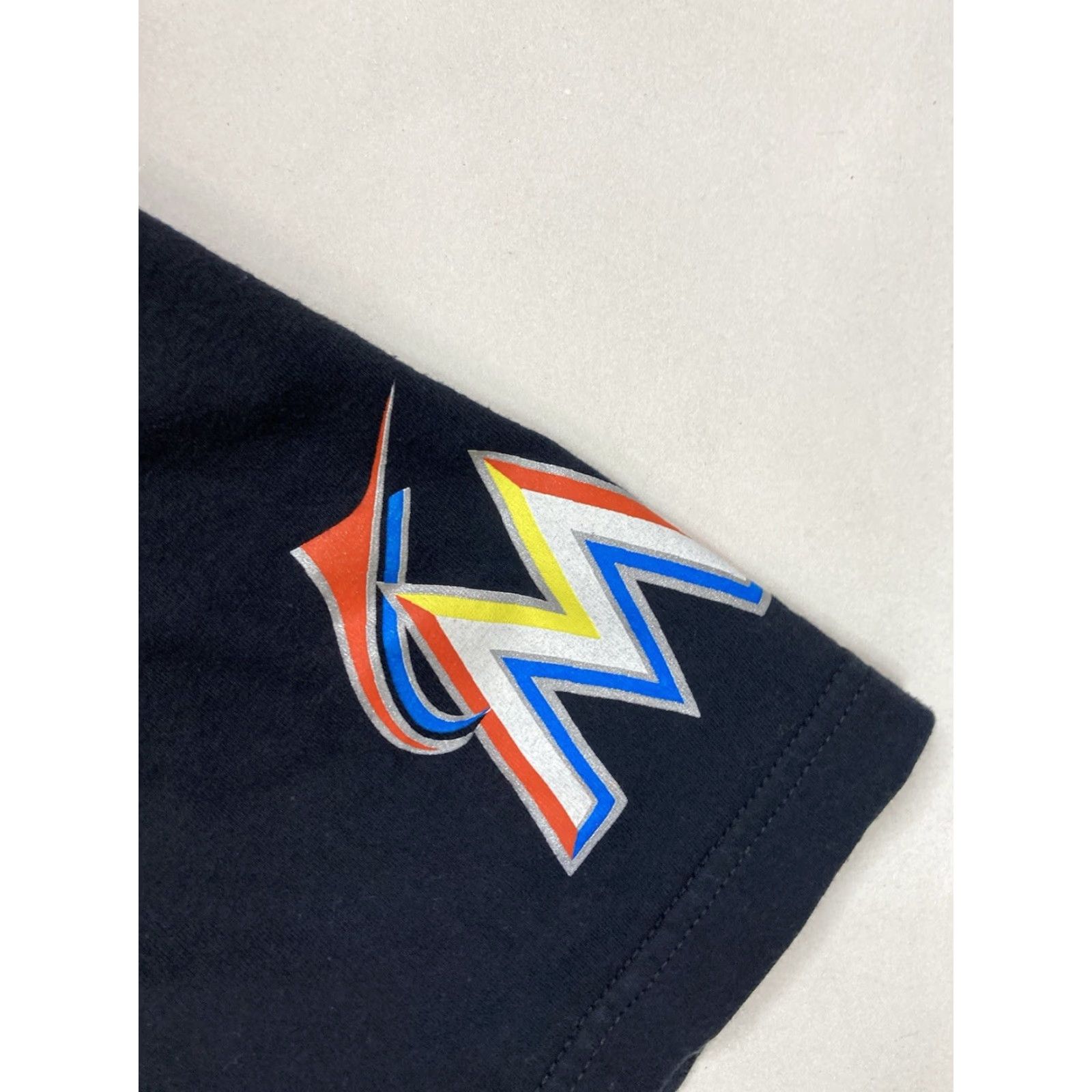 Nike Nike Miami Marlins Graphic T-shirt Men XXL Black Short Sleeve Size US XXL / EU 58 / 5 - 3 Thumbnail