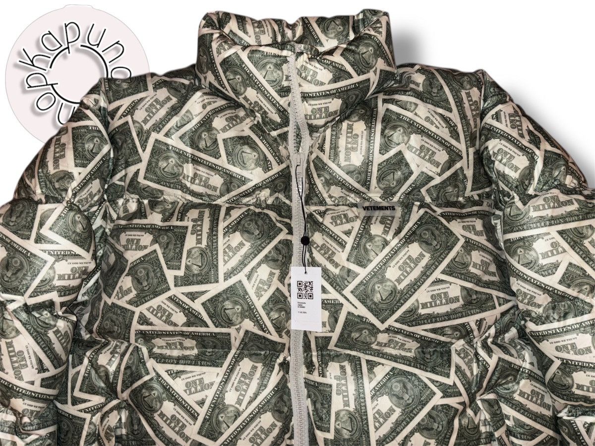Vetements Vetements Million Dollar Puffer Jacket Size US S / EU 44-46 / 1 - 6 Thumbnail