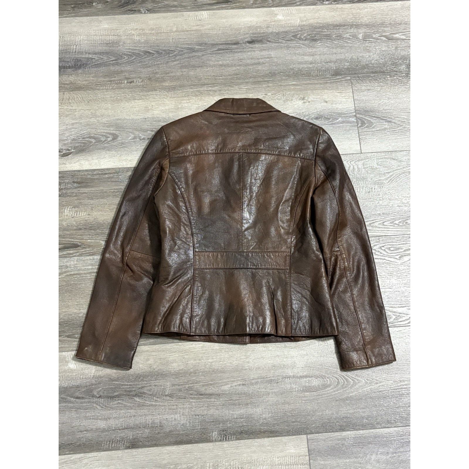 Wilsons Leather Wilsons Leather Maxima Brown Washed Jacket - Women’s Medium Size M / US 6-8 / IT 42-44 - 10 Thumbnail