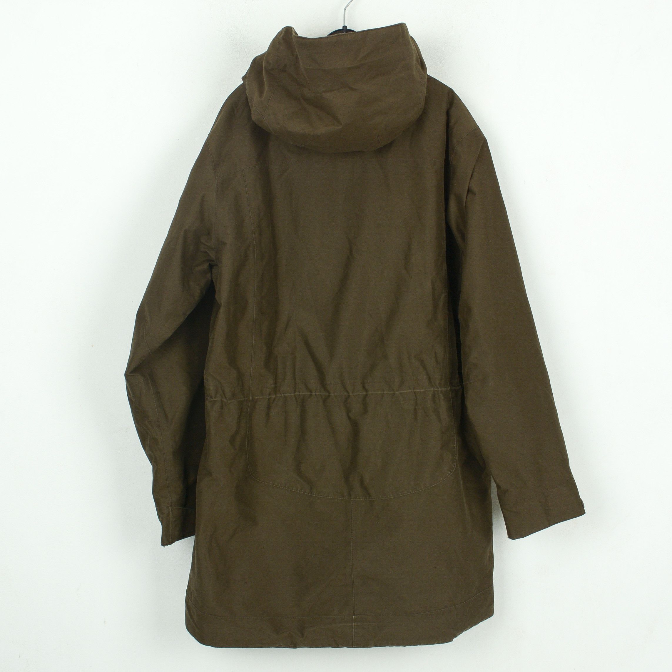 Jack Wolfskin XL Parka Jacket Coat Overcoat Hooded Padded Brown Zip Up Top Size XL / US 12-14 / IT 48-50 - 3 Thumbnail