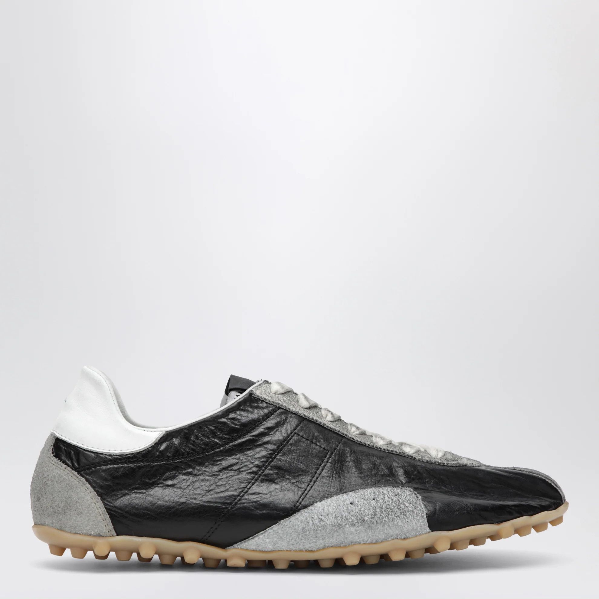 Maison Margiela o1d2blof0526 Leather And Vintage Suede Low-Top Sneakers Size US 8 / EU 41 - 1 Thumbnail