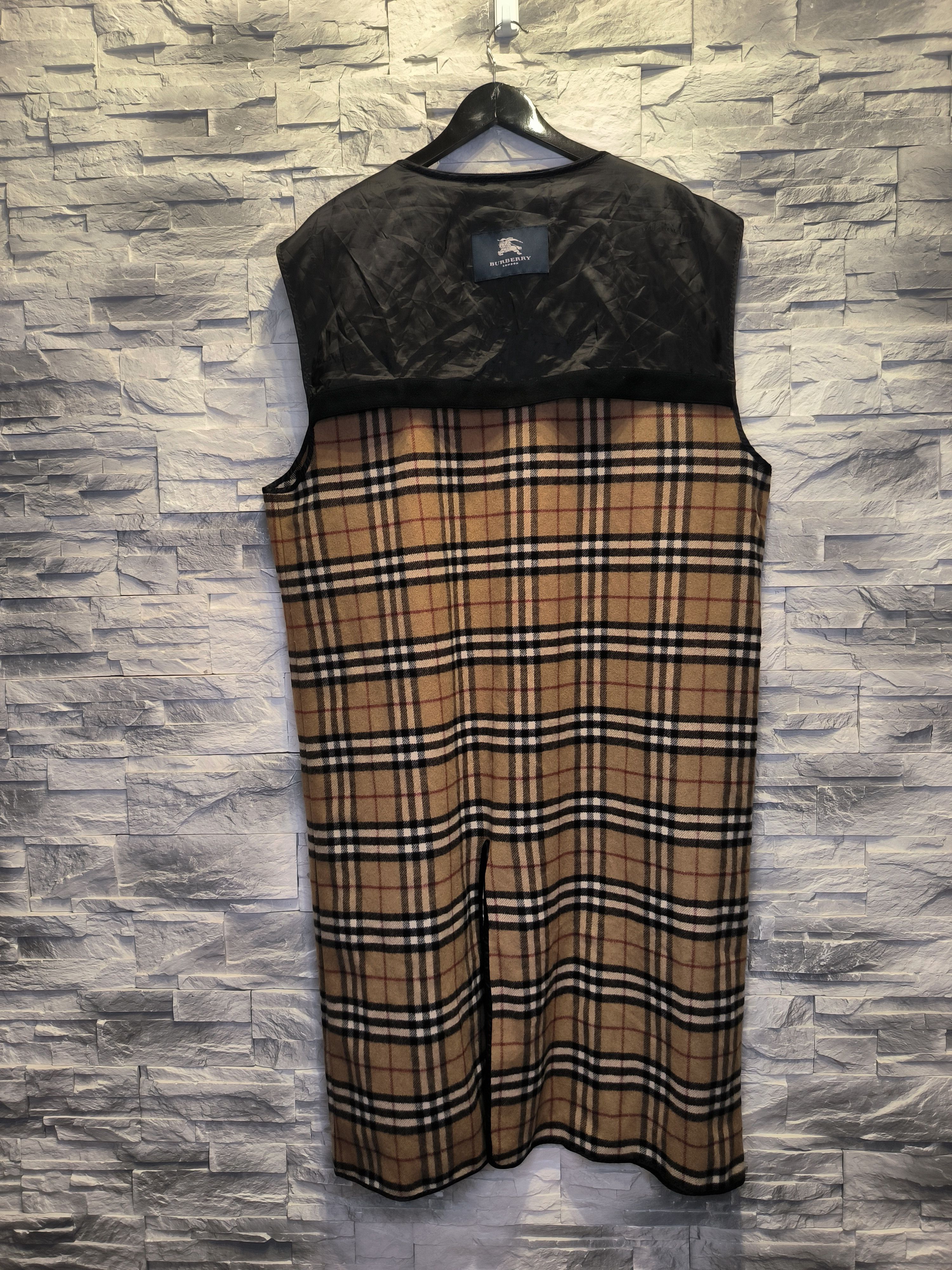 Burberry × Vintage Burberrys Nova Check Lining Coat Vintage 90s Wool Size US XL / EU 56 / 4 - 2 Thumbnail