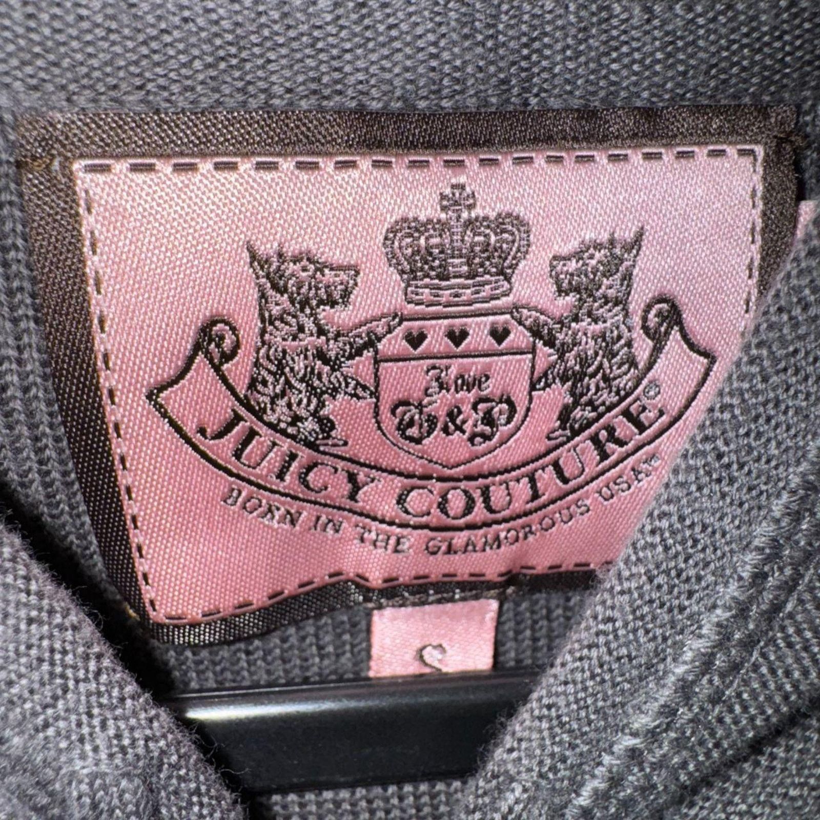 Juicy Couture Vintage y2k juicy couture femme 00s women long zip up hoodie Size S / US 4 / IT 40 - 3 Thumbnail