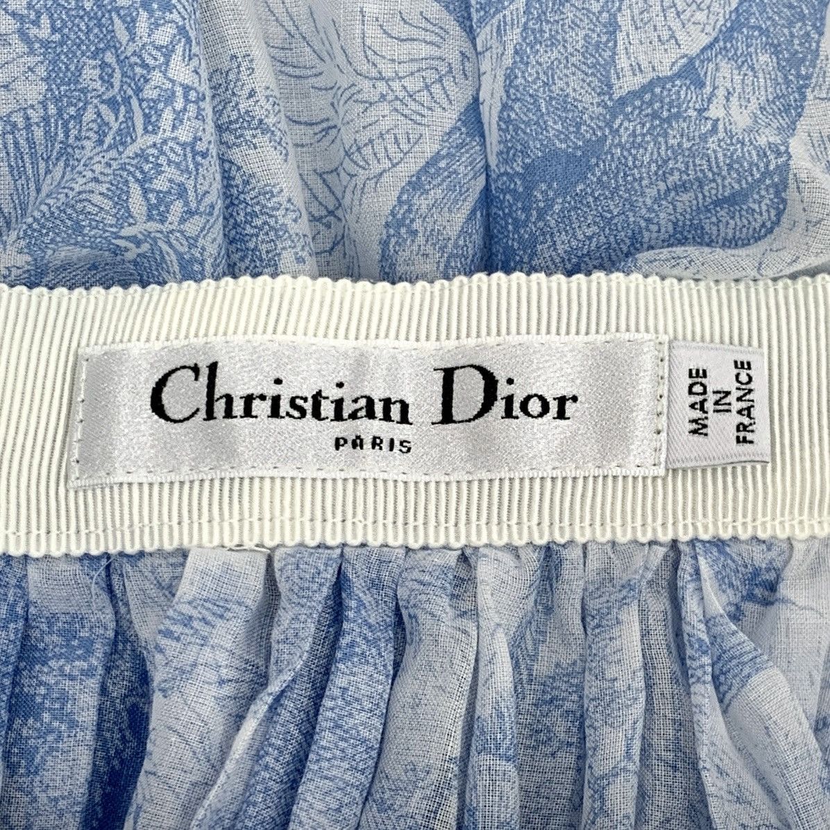 Dior Dior Light Blue Jungle Animal Printed Casual Skirt K26WX Size 24" / US 00 / IT 34 - 5 Thumbnail