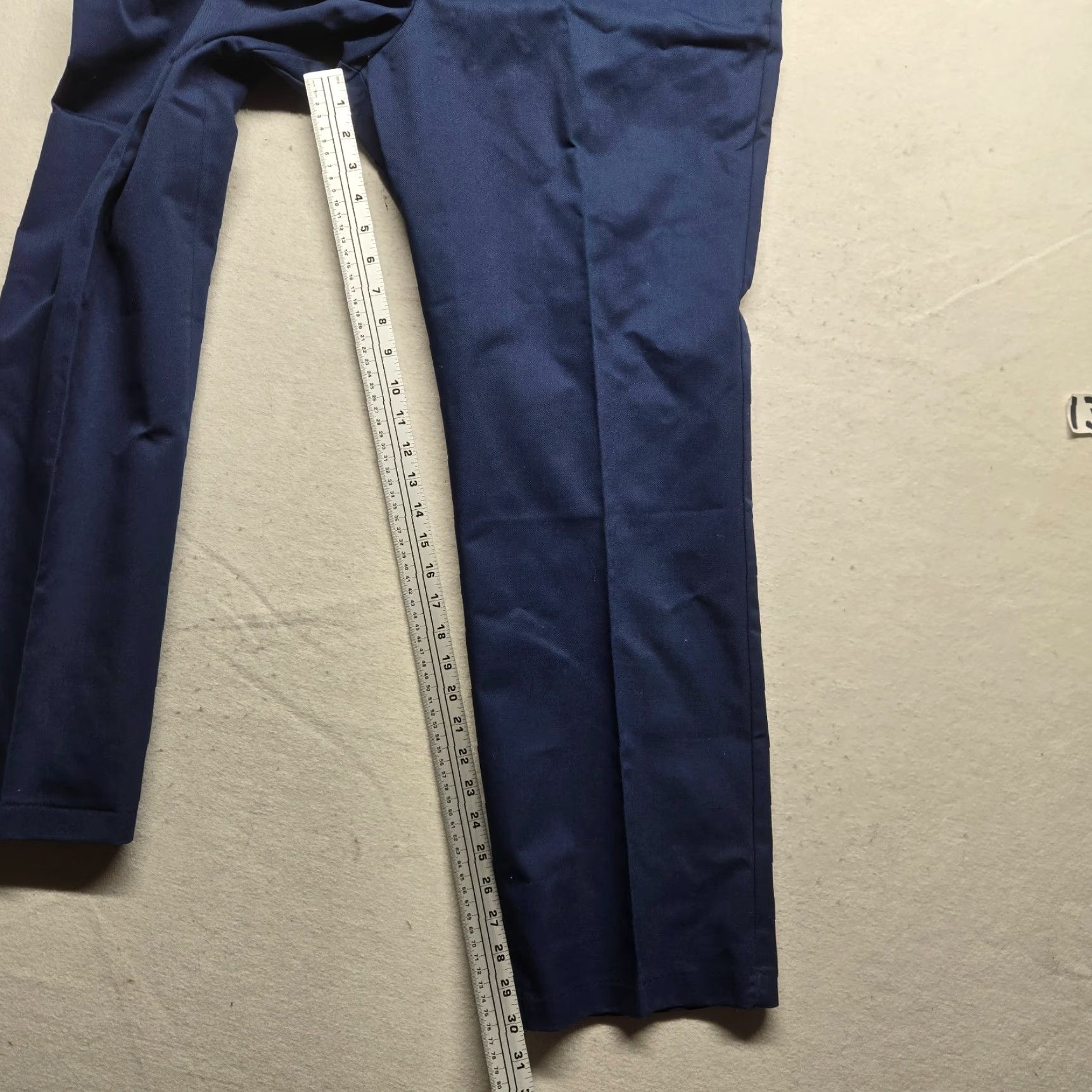 Vintage VINTAGE FieldMaster Dress Pants Regular Fit Solid Blue Pants Adult Men 38 in 30 in Mens Blue Formal Dress Pants Size US 38 / EU 54 - 5 Thumbnail