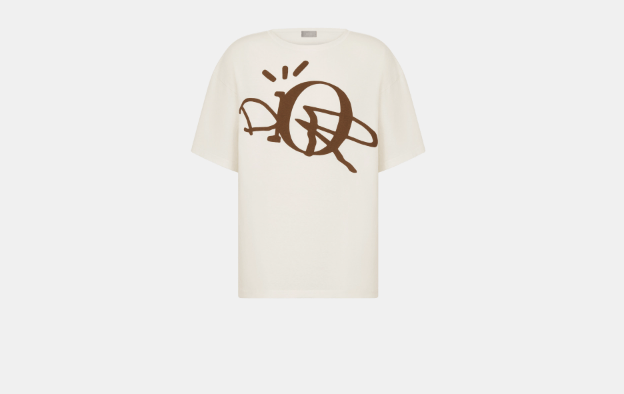 image of Dior O1Bcso1Str0324 T-Shirt In White, Men's (Size Small)