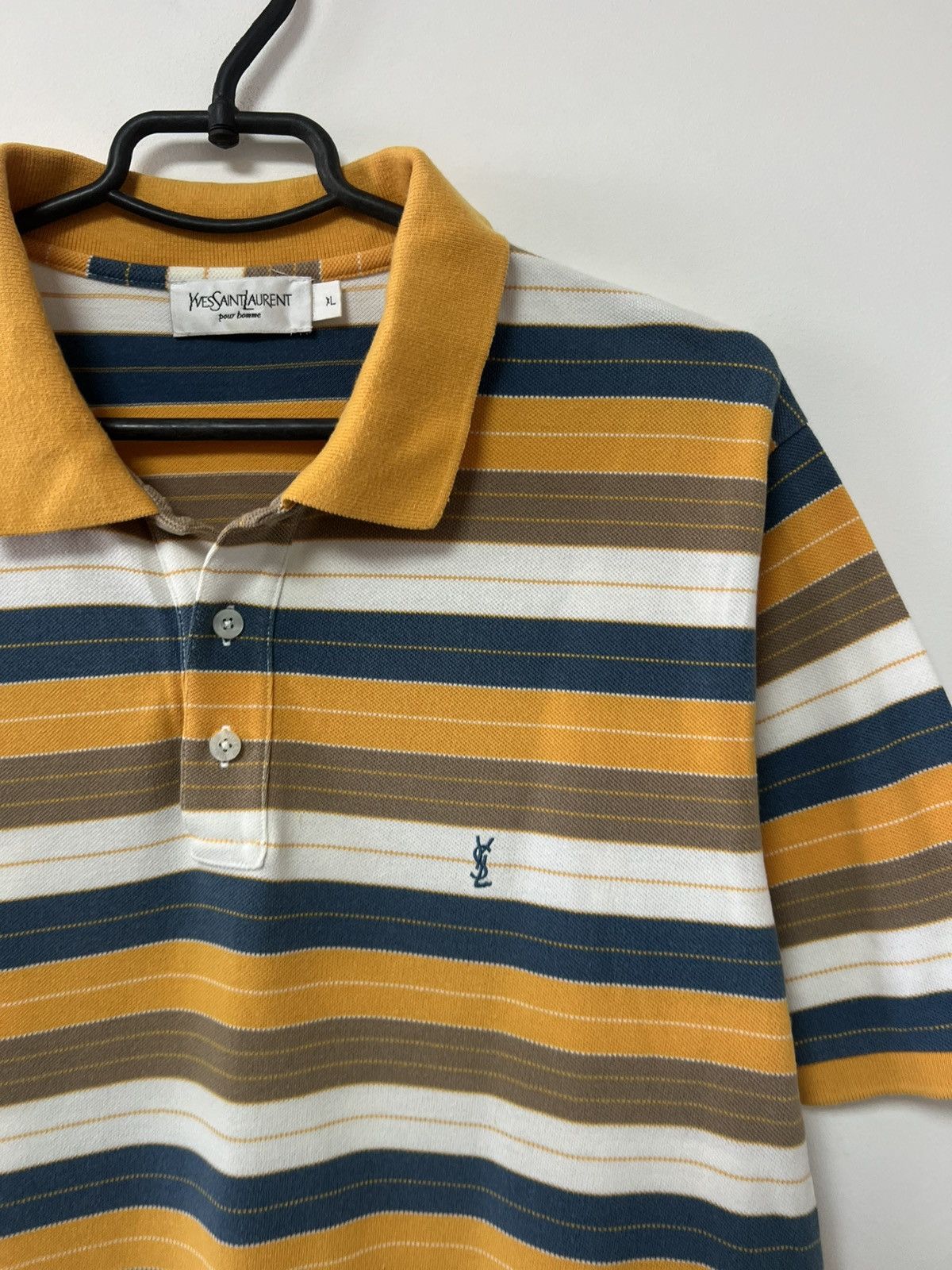 Yves Saint Laurent Hype Yves Saint Lauren Polo T Shirt YSL Luxury Mens sz XL Size US XL / EU 56 / 4 - 10 Thumbnail