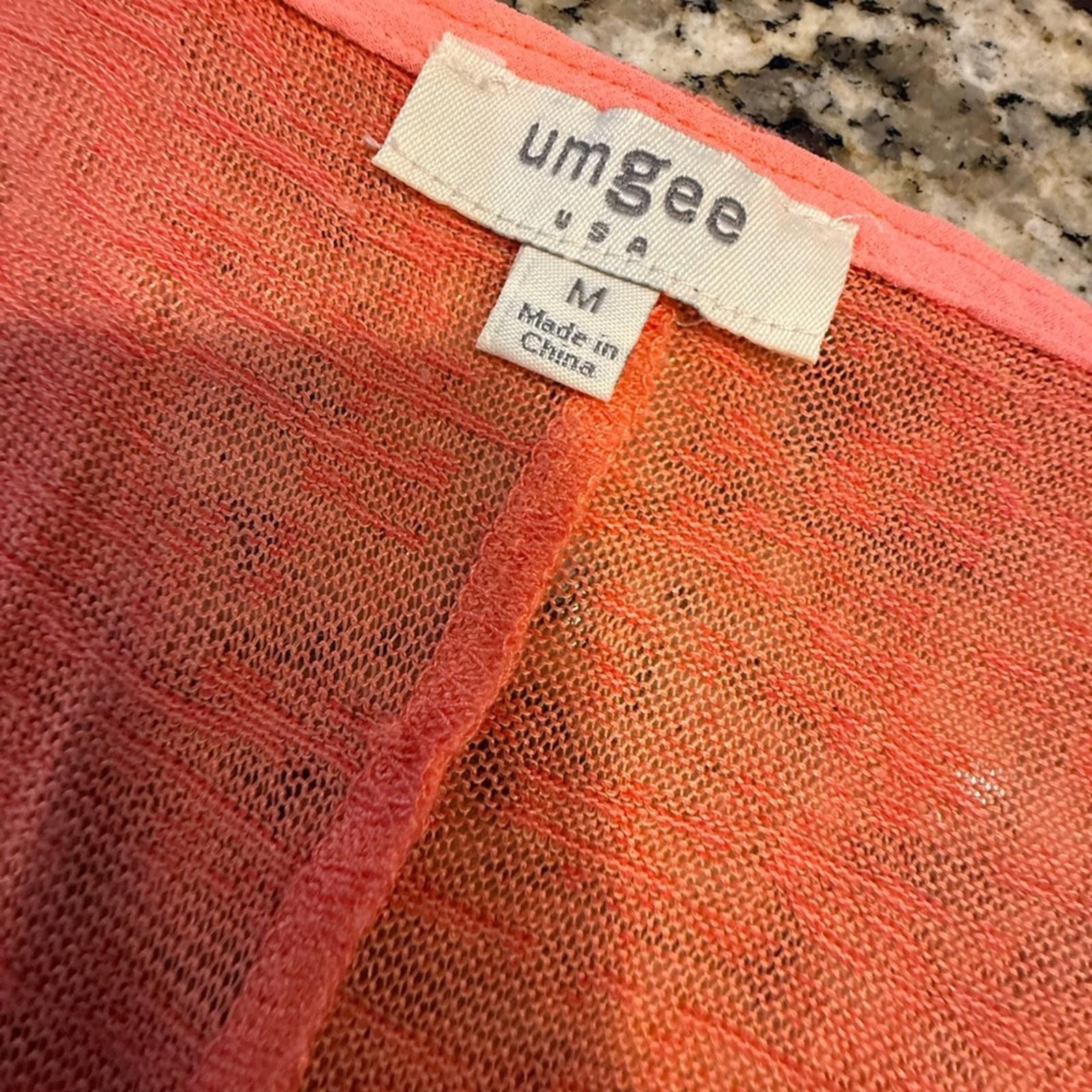Other Umgee orange lightweight sweater long sleeves SZ M Size M / US 6-8 / IT 42-44 - 5 Thumbnail