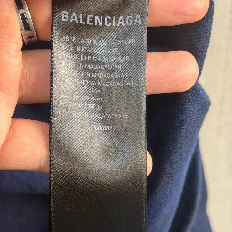 Balenciaga Balenciaga Plaid detail embroidered logo hooded long-sleev Size US S / EU 44-46 / 1 - 5 Thumbnail