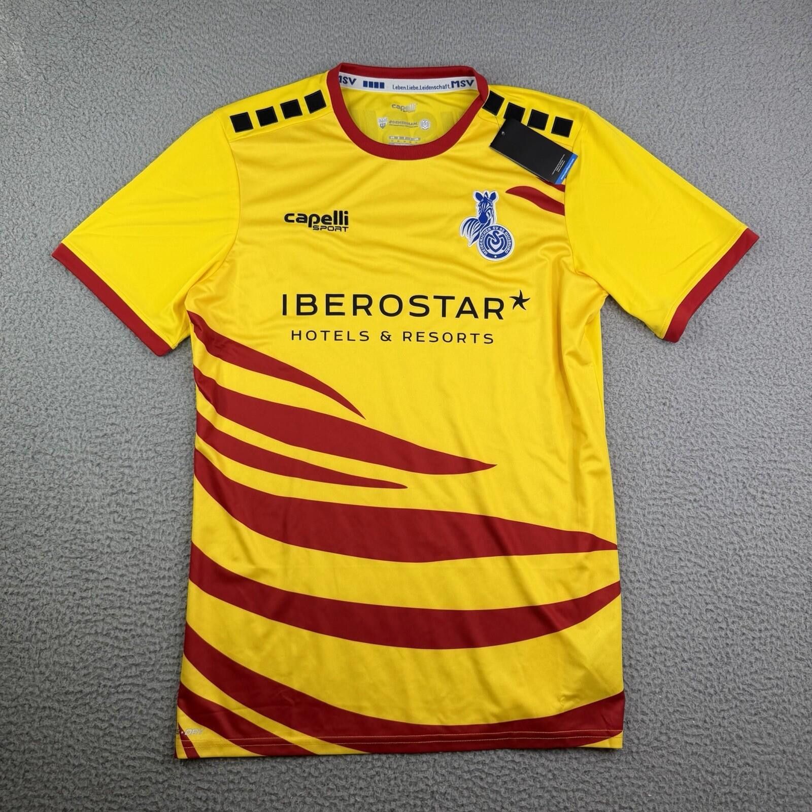 Other MSV Duisburg Yellow Jersey Shirt M Capelli Football Soccer Size ONE SIZE - 1 Thumbnail