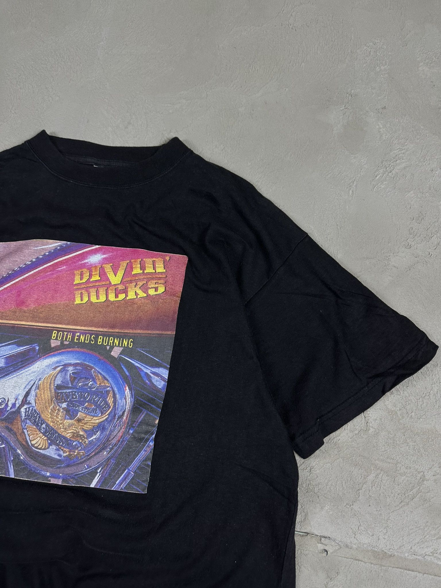 Band Tees × Vintage Vintage Y2k Divin Ducks Rock Band Promo T-shirt Size US XL / EU 56 / 4 - 8 Thumbnail