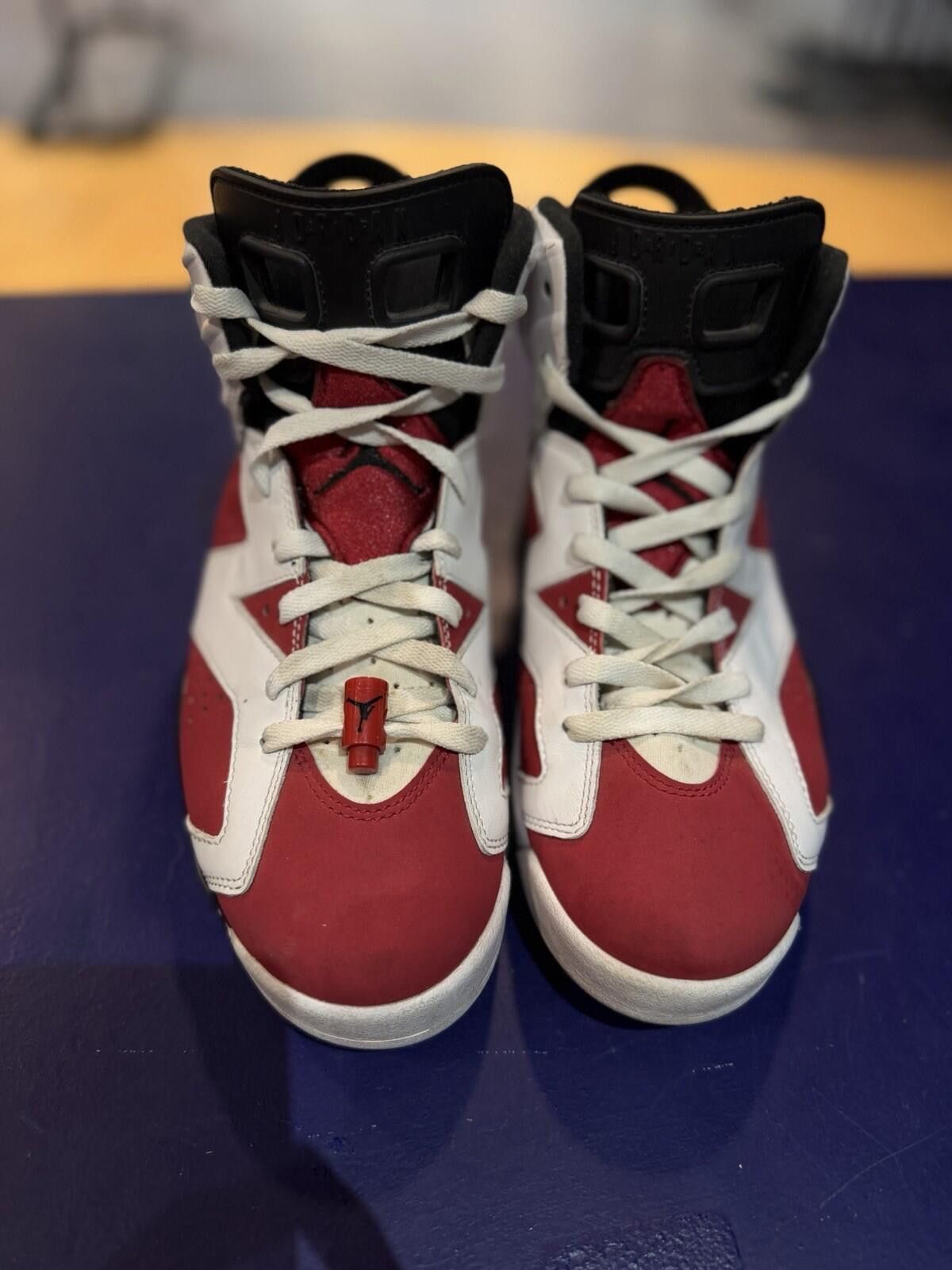 Jordan Brand Size 8.5-Nike Air Jordan 6 Retro OG 'Carmine' OG All Size US 8.5 / EU 41-42 - 10 Thumbnail