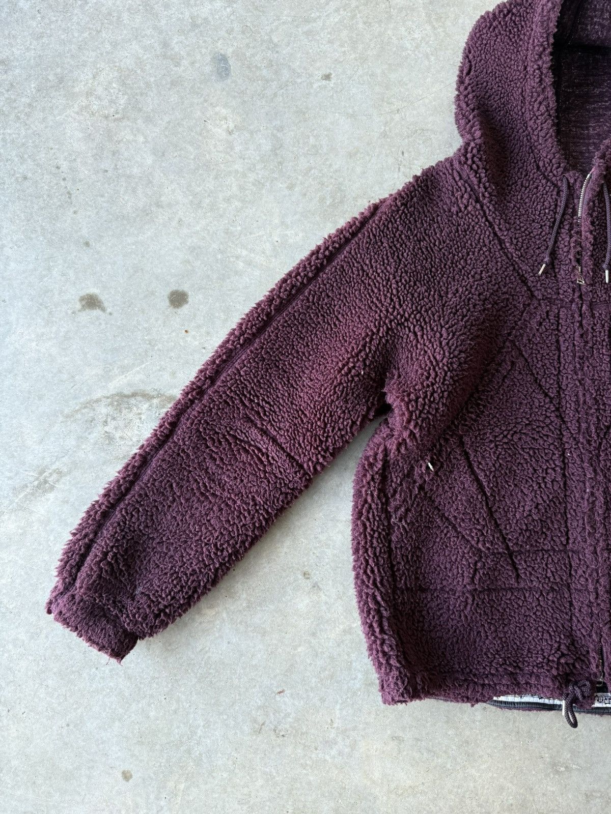 Number (N)ine Number (N)ine AW09 Paneled Zip Up Fleece Jacket Size US M / EU 48-50 / 2 - 5 Thumbnail