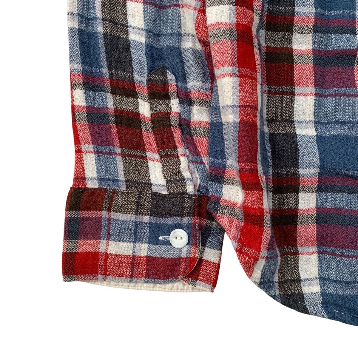 Issey Miyake × Japanese Brand × Ne-Net Ne-Net by Issey Miyake Flanel Shirt Size US M / EU 48-50 / 2 - 9 Thumbnail