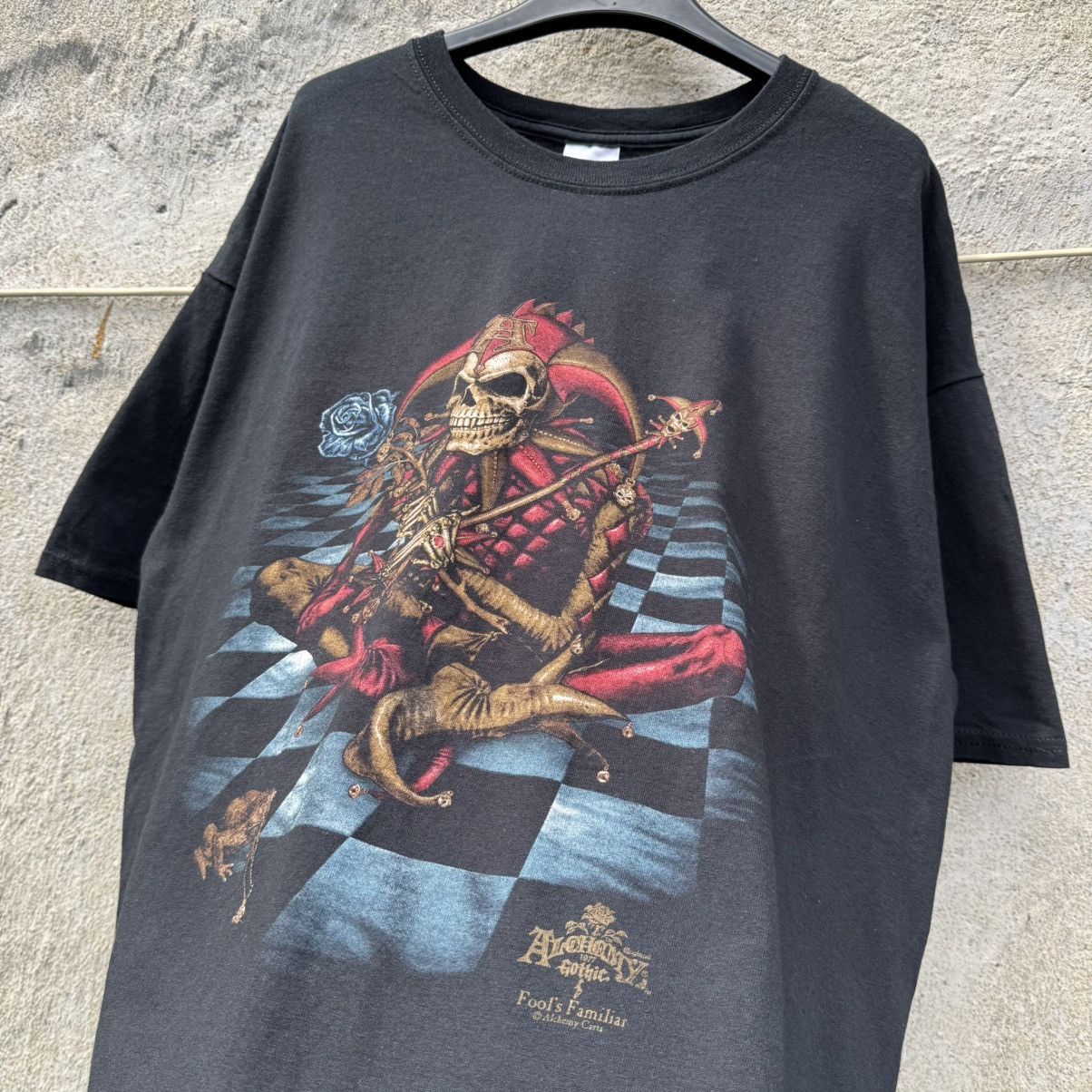 Band Tees Vintage Alchemy Gothic Death Joker Fools Familiar Metal Punk Size US XL / EU 56 / 4 - 2 Thumbnail