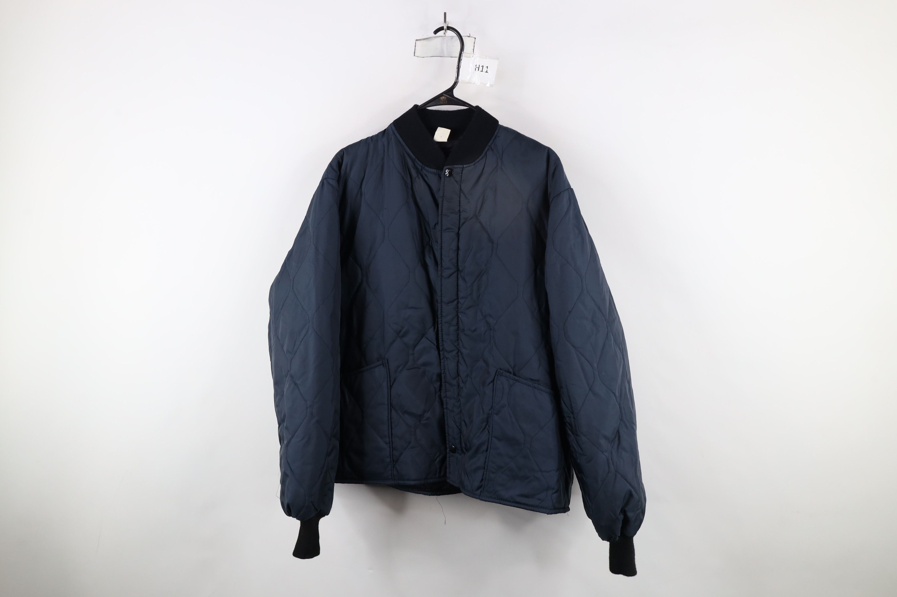 Vintage Vintage 70s Streetwear Workwear Mechanic Full Zip Jacket USA Size US XL / EU 56 / 4 - 1 Thumbnail