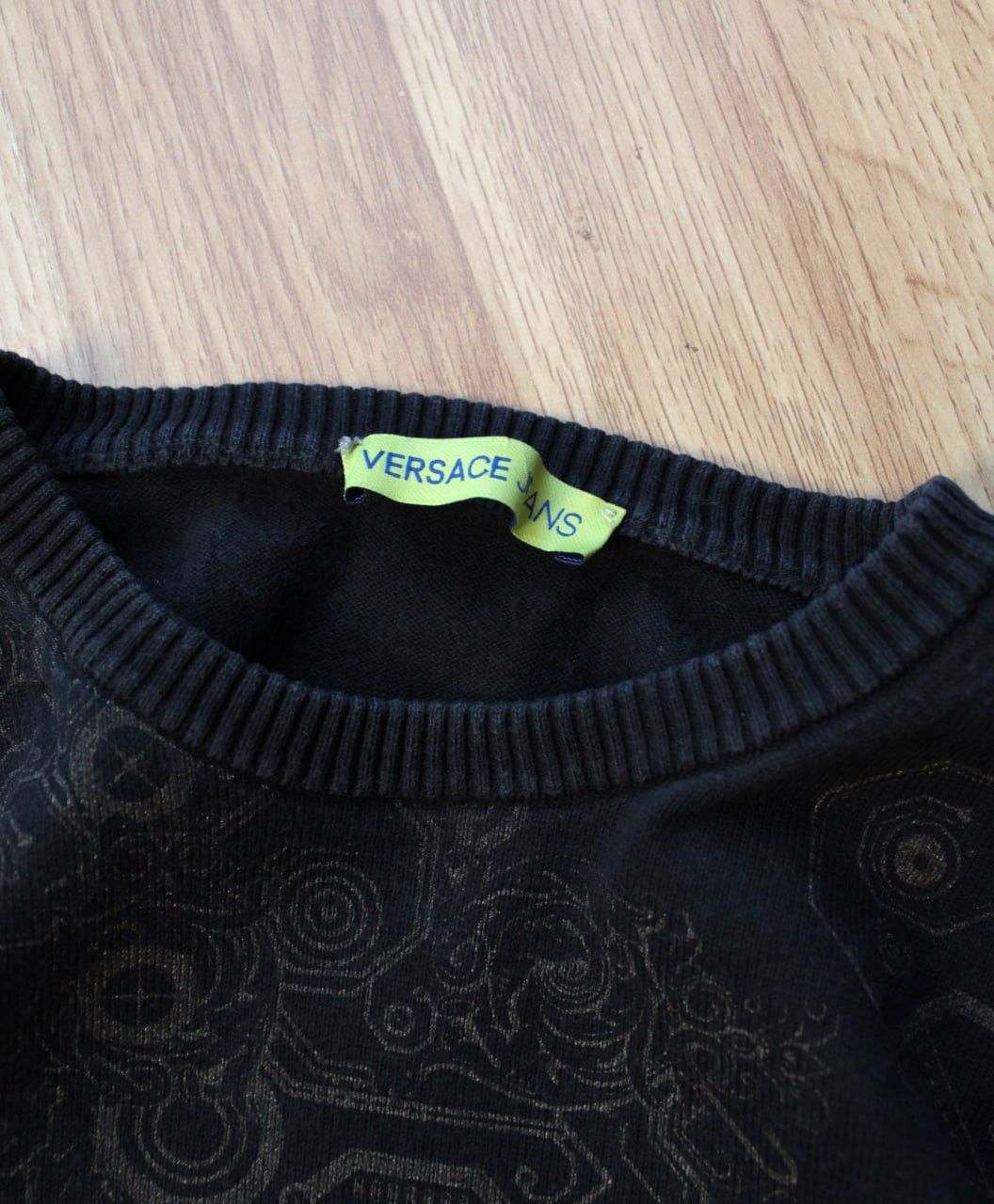 Versace Jeans Couture 🔥 Versace Jeans Vintage Logo Sweatshirt Pullover Rare Size US M / EU 48-50 / 2 - 2 Thumbnail
