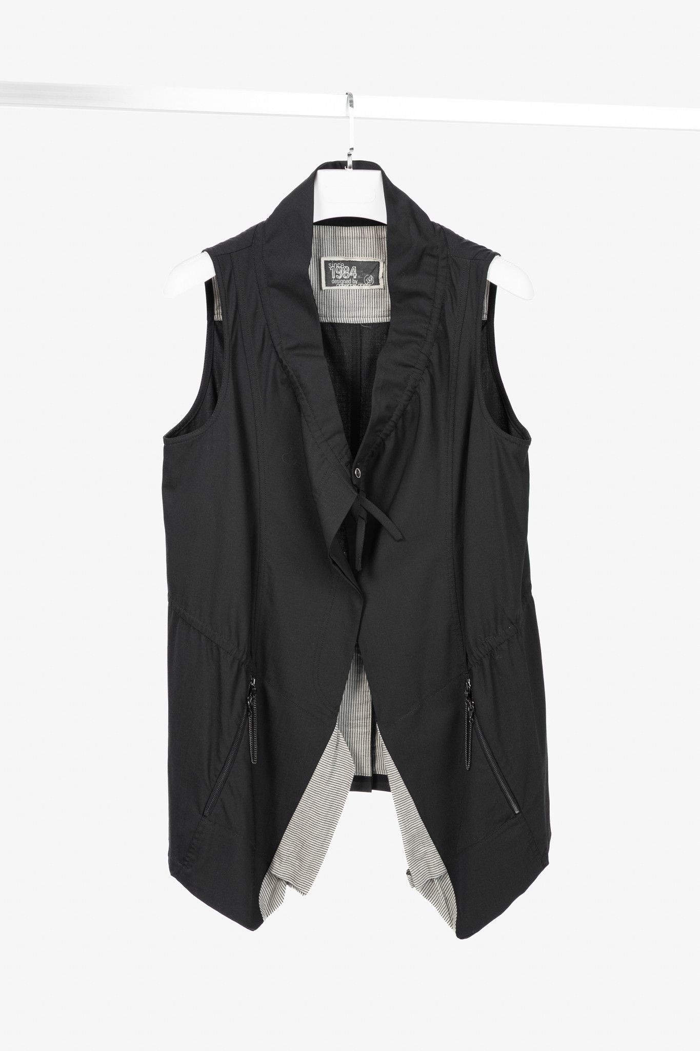 Annette Gortz Annette Gortz SS/11 Tess Stretch-Wool Cinch Vest Size L / US 10 / IT 46 - 1 Thumbnail
