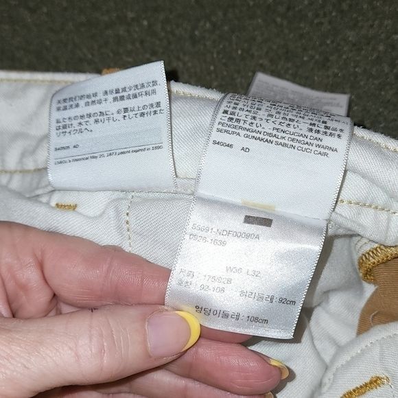 Levi's Levi's High Rise Relaxed Zippered Sz 36 x 32 Tan Pants w Poc Size US 36 / EU 52 - 7 Thumbnail