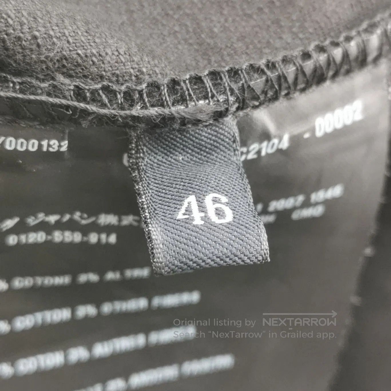 Prada Prada Black Slim Fit Cotton Trousers . Size 41" - 6 Thumbnail