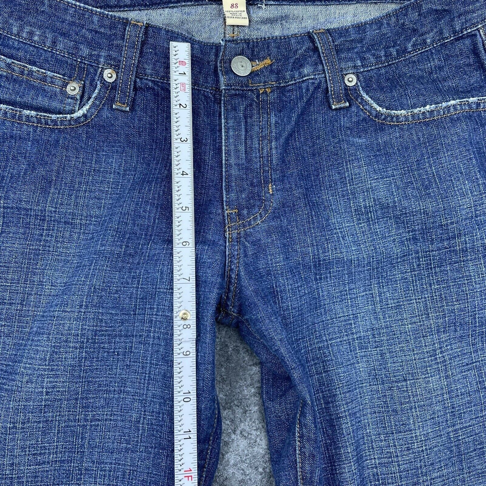 Abercrombie & Fitch Abercrombie & Fitch Jeans Womens 8 Faded Flare Y2K Bootcut Size 30" / US 8 / IT 44 - 5 Thumbnail