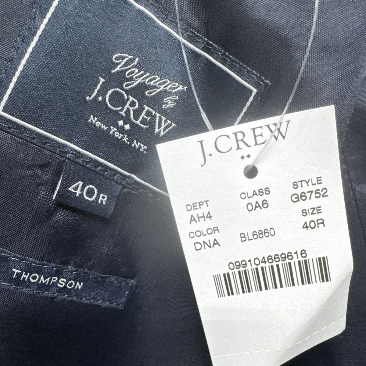 J.Crew J Crew Thompson Voyager Wool Blazer Mens 40R Size 40R - 7 Thumbnail