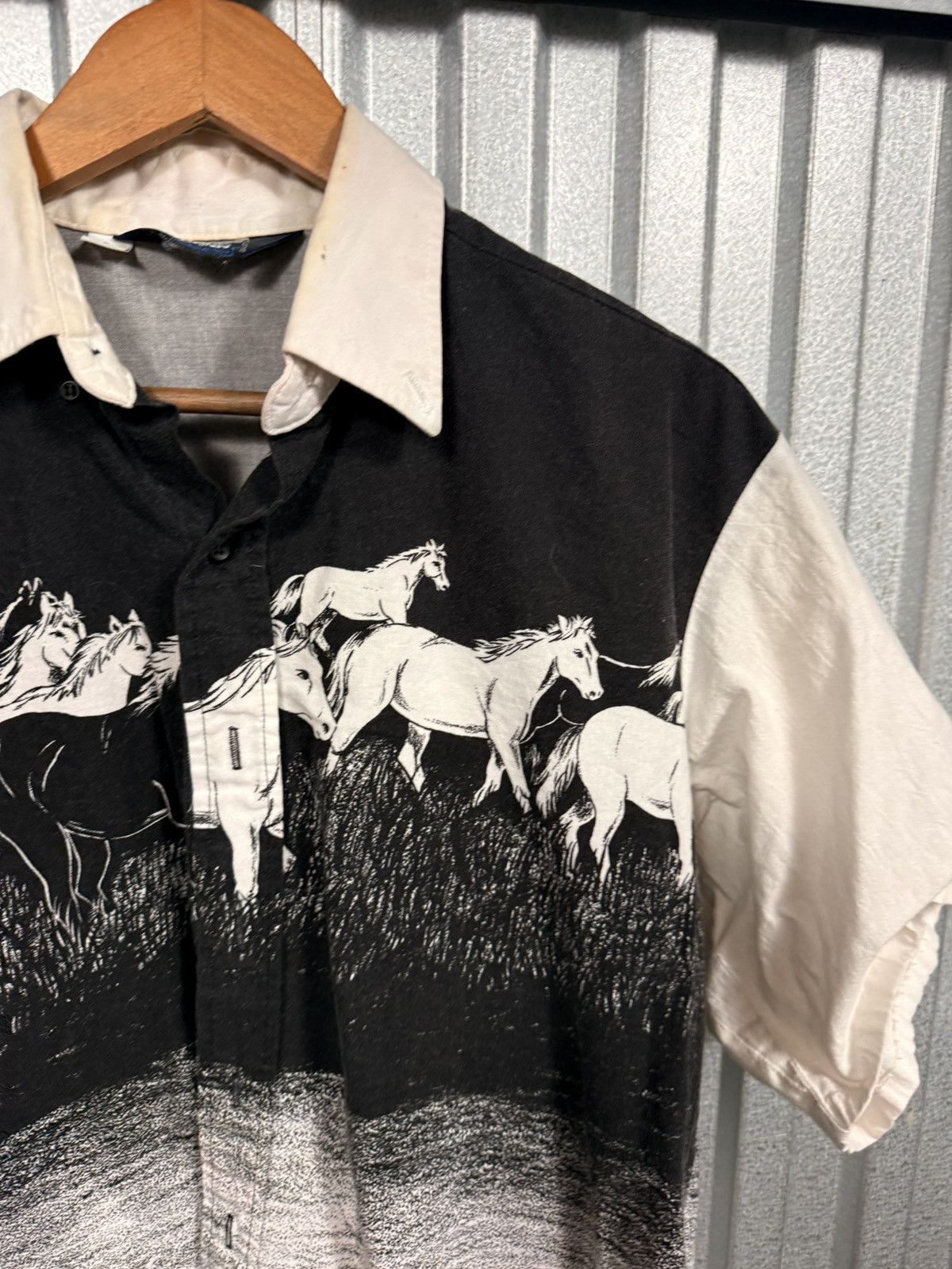 Other Vintage Brooks And Dunn Horse Print Short Sleeve Button Up Size US L / EU 52-54 / 3 - 4 Thumbnail