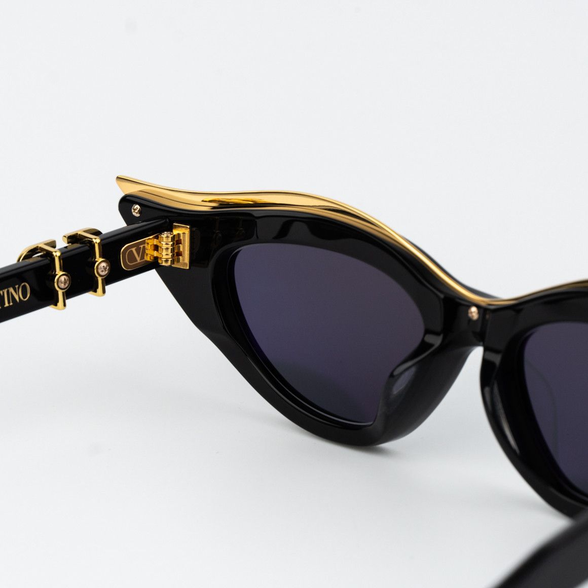 Valentino Valentino Sunglasses Black Grey V-GOLDCUT - II VLS-114A 49 Size ONE SIZE - 6 Thumbnail
