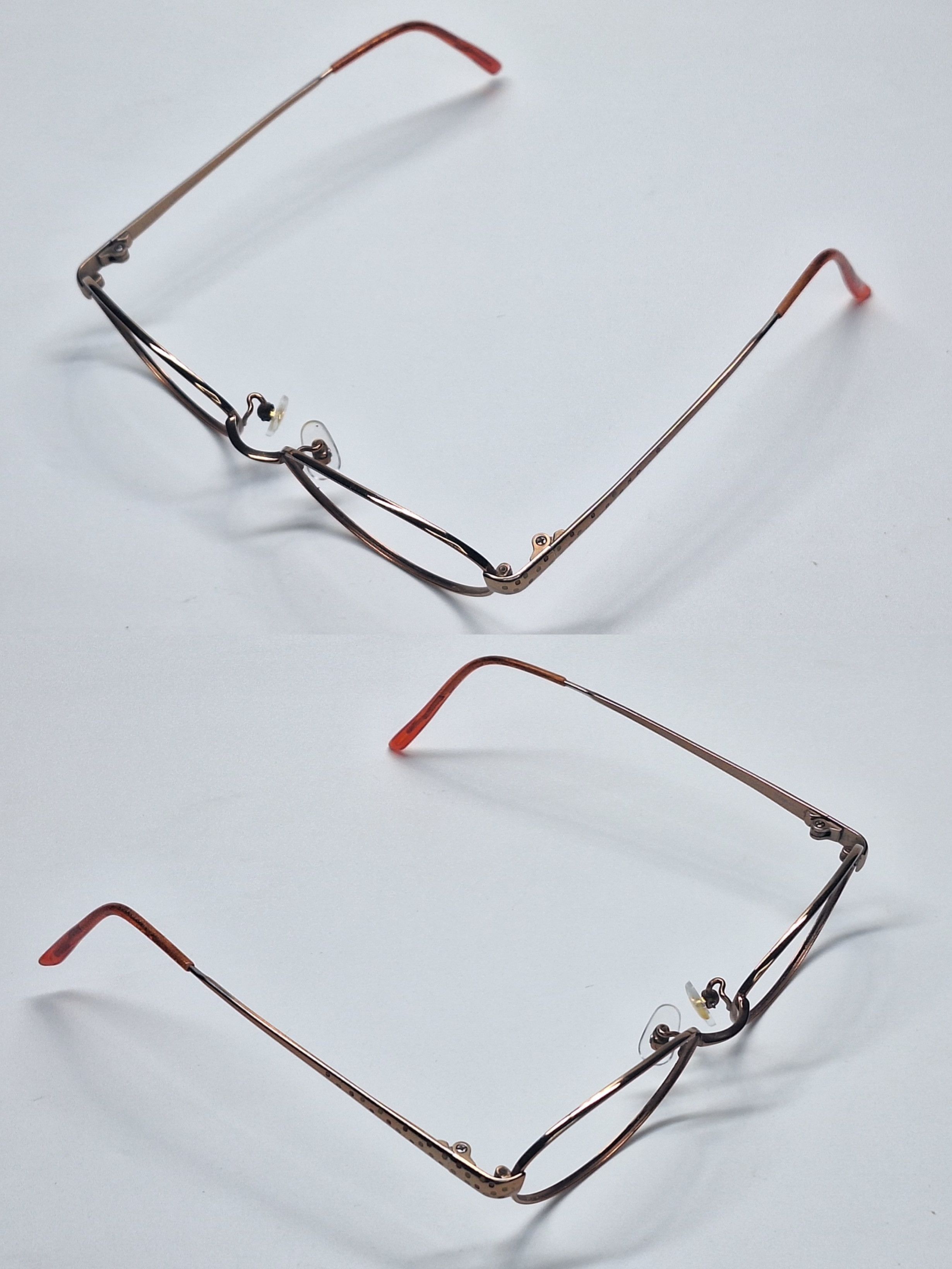 Other ELLE EL25916E TITAN-P Pure Titanium Gold Oval Eyeglass Frame Size ONE SIZE - 5 Thumbnail