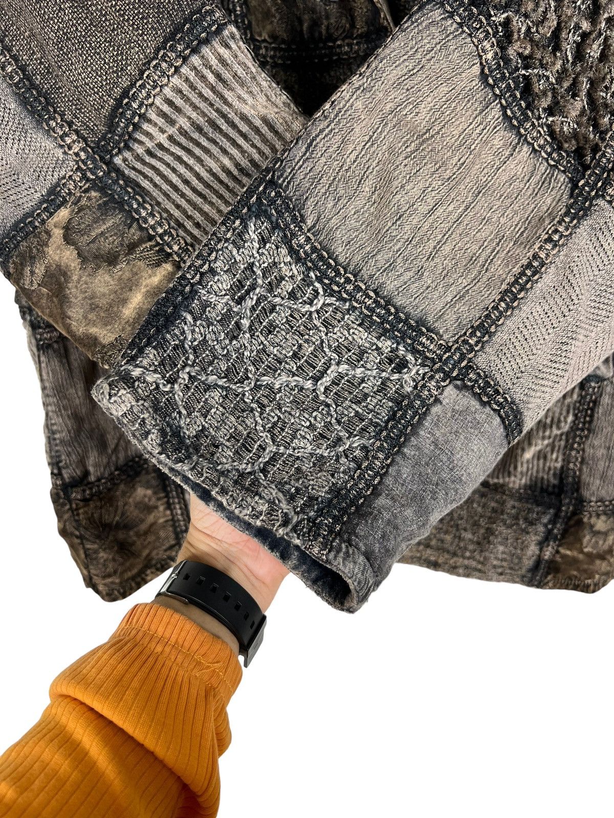 Italia Independent 🔥 RARE VINTAGE SUANA PASITEA PATCHWORK BROKEN JACKET Size US S / EU 44-46 / 1 - 13 Thumbnail
