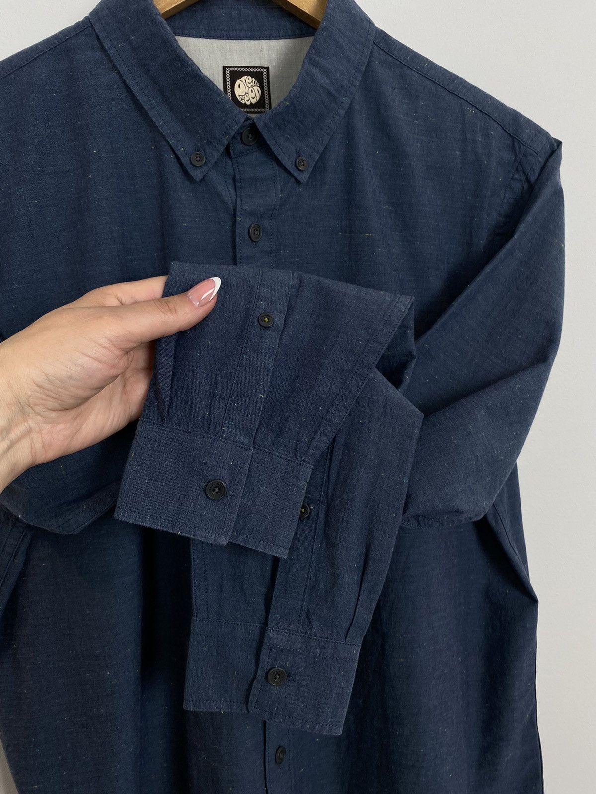 Pretty Green Pretty Green Long Sleeve Buttons Up Slim Fit Shirt Sz M Size US M / EU 48-50 / 2 - 4 Thumbnail