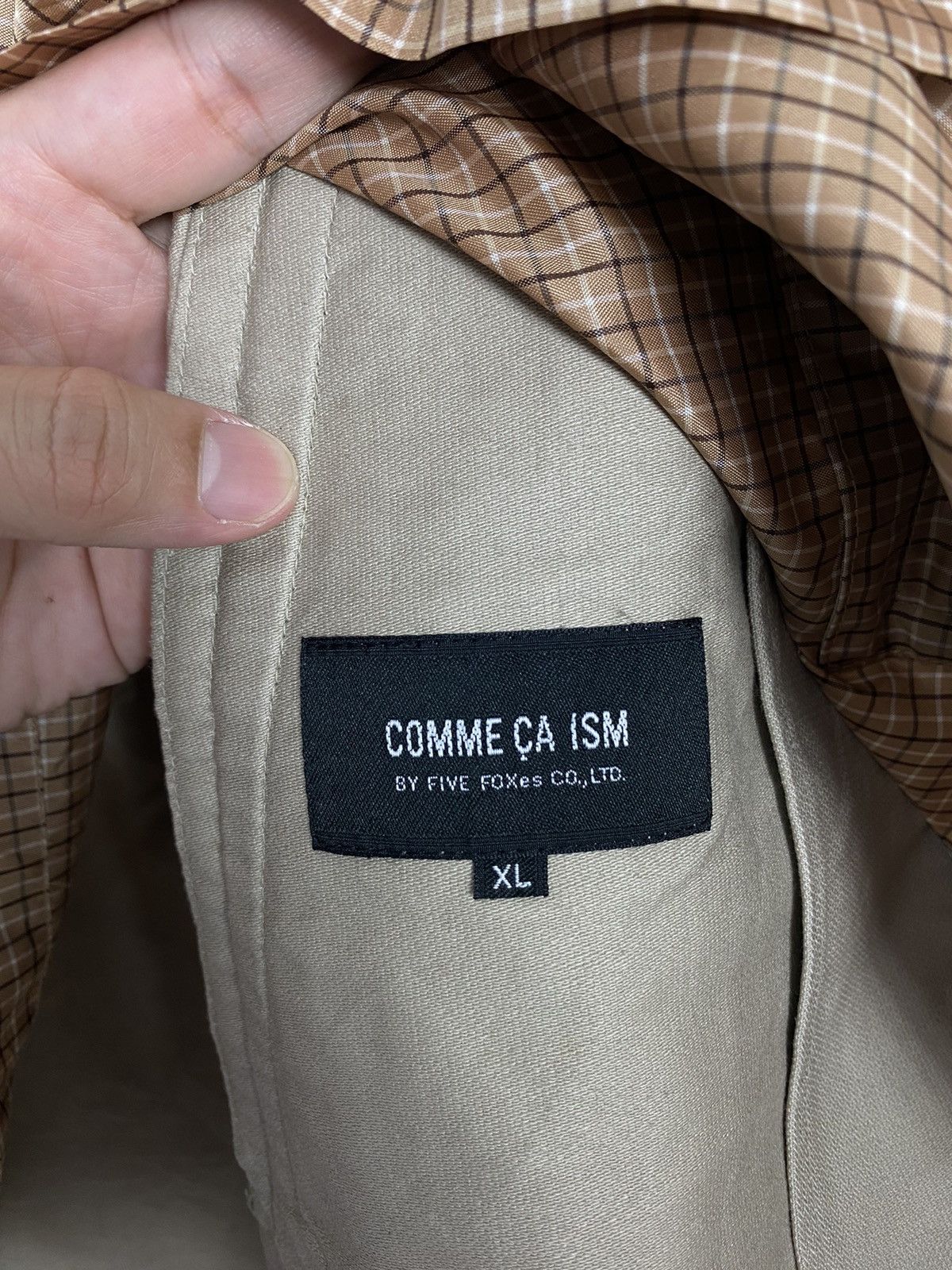 Comme Ca Ism Rare‼️ Comme Ca Ism Hoodie Beige Jacket Two Layer Size US M / EU 48-50 / 2 - 8 Thumbnail