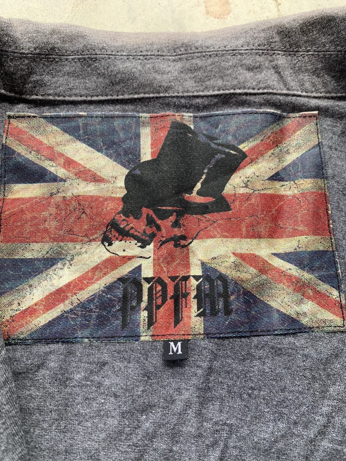 PPFM PPFM Sunfaded Vintage Cardigan Double Weist UK Flag Sleeve Size US M / EU 48-50 / 2 - 3 Thumbnail