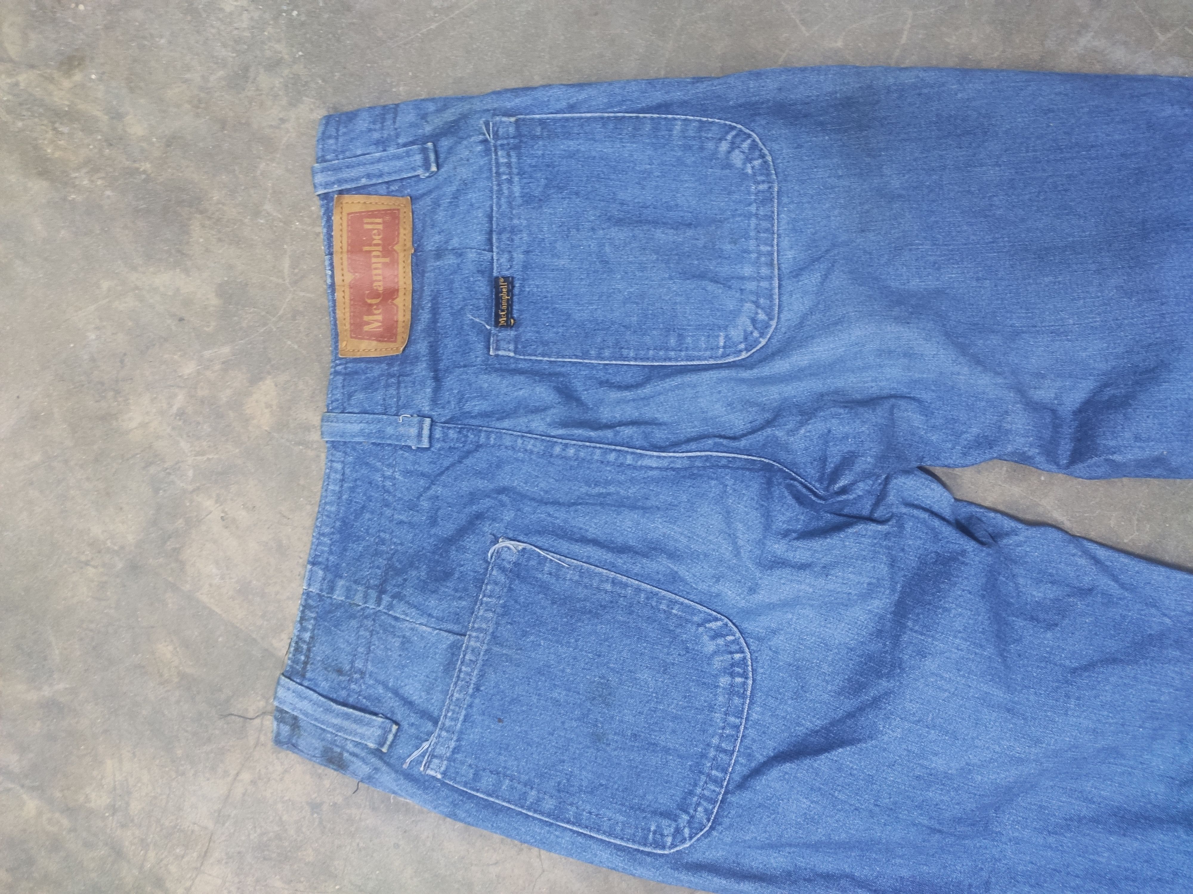 If Six Was Nine Vintage 70s Vintage Mc Campbell jeans flared jeans design Size US 27 - 6 Thumbnail