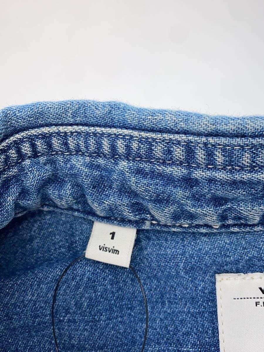Visvim Blue Cotton Long-sleeved Shirt Size US S / EU 44-46 / 1 - 4 Thumbnail