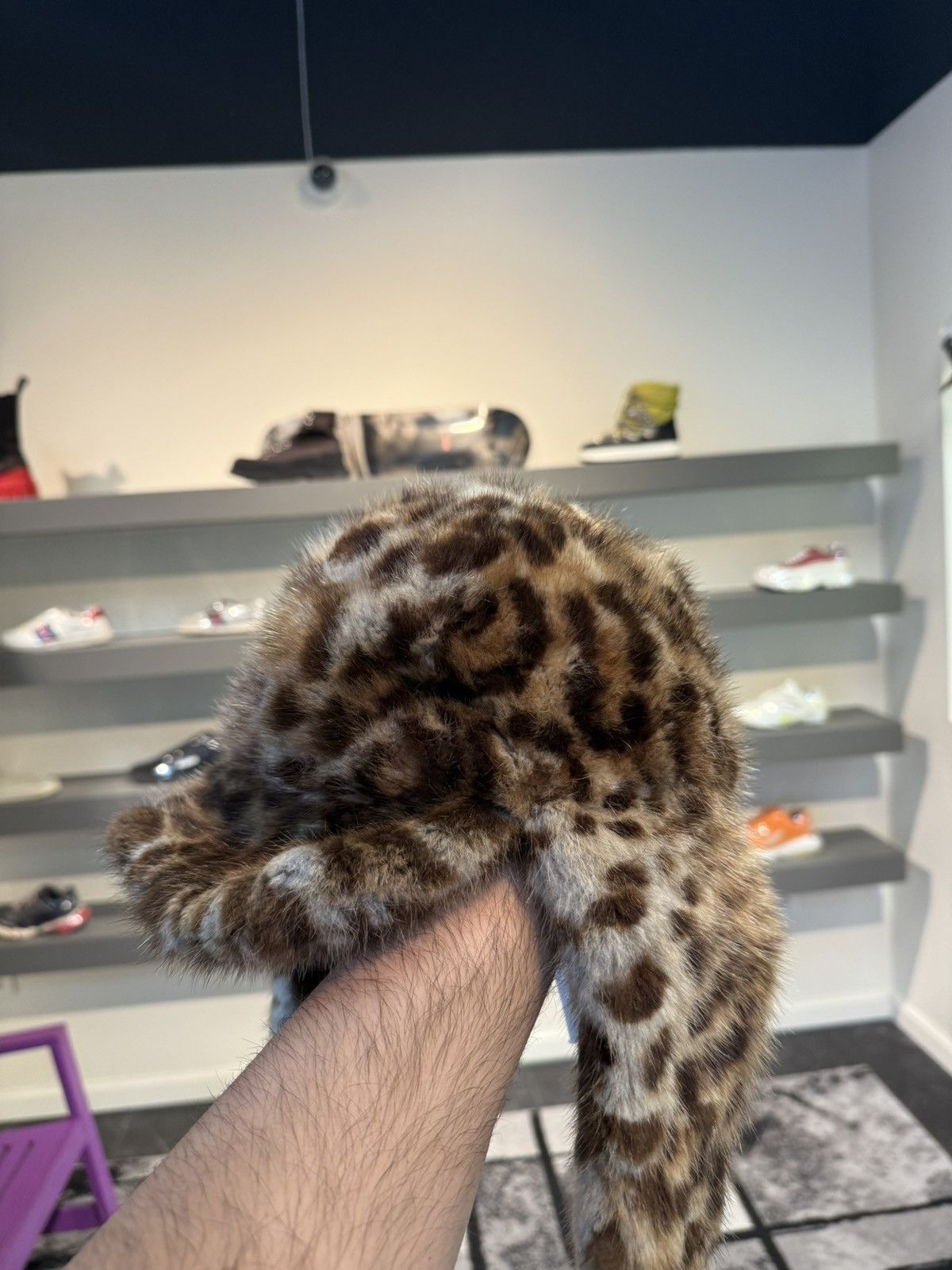 Dolce & Gabbana Dolce & Gabbana Cheetah Print Hat Size ONE SIZE - 2 Thumbnail