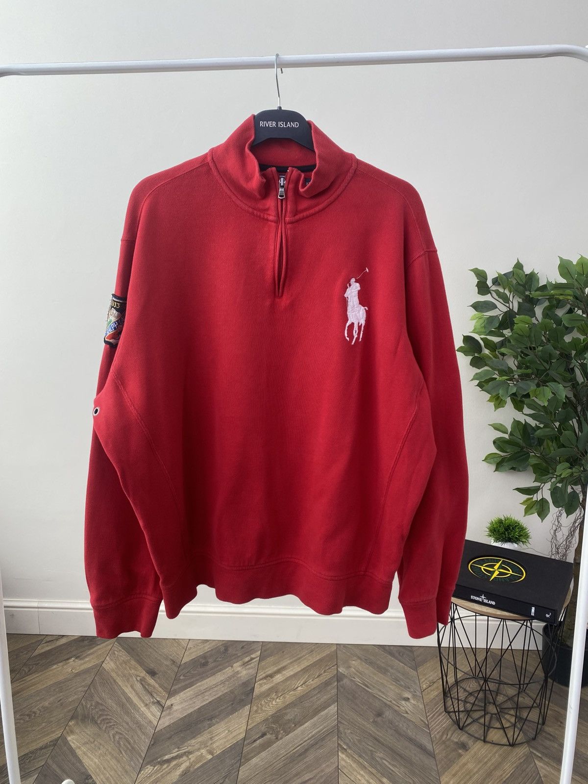 Polo Ralph Lauren Vintage Polo Ralph Lauren 1/4 zip sweatshirt Size US XL / EU 56 / 4 - 2 Thumbnail