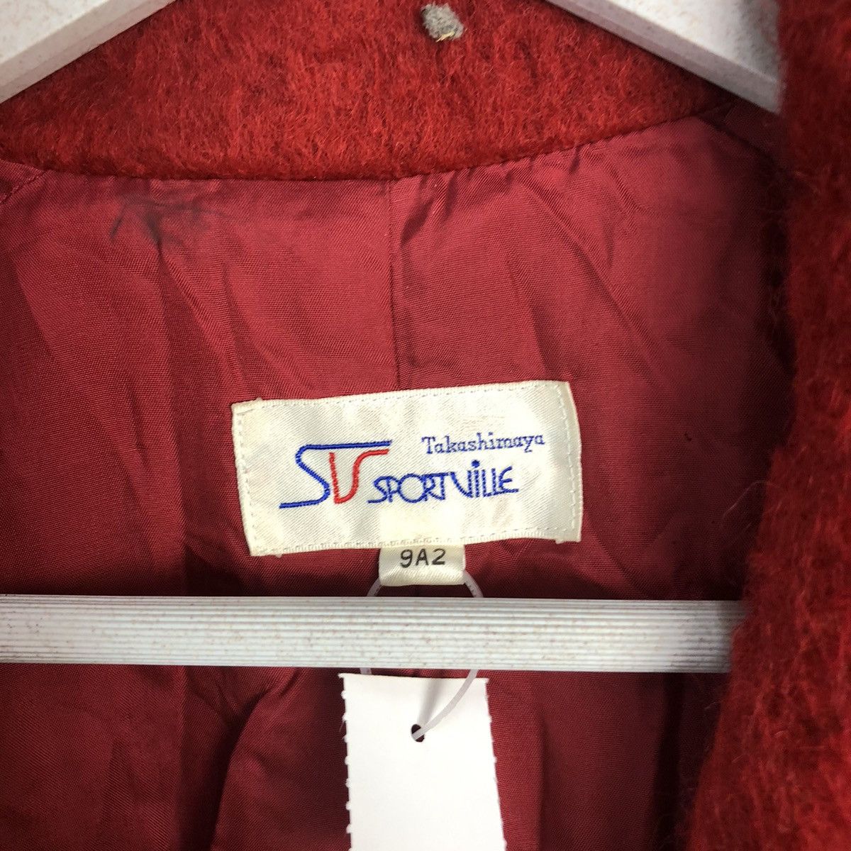 Blaze × Japanese Brand Sport Vibe vintage mohair Red Blazzer #A298 Size M / US 6-8 / IT 42-44 - 9 Thumbnail